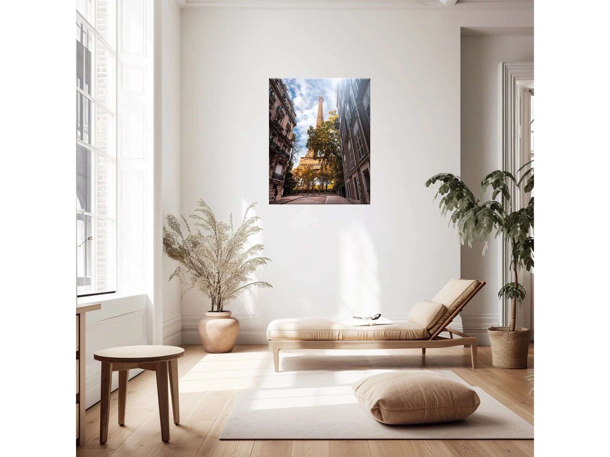 Rue de lUniversite Eiffel Tower Sunrise Paris France Print