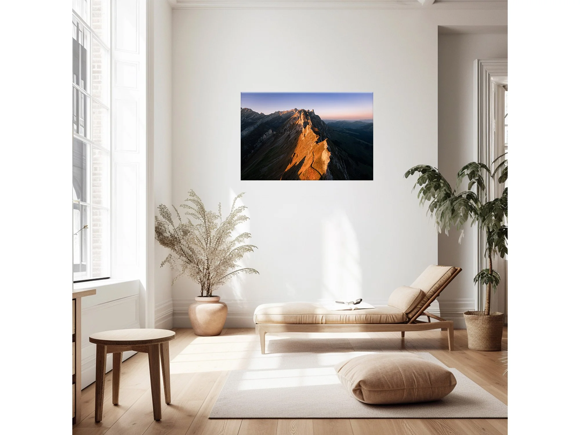 Schafler Ridge Hike Sunrise Appenzell Switzerland Print