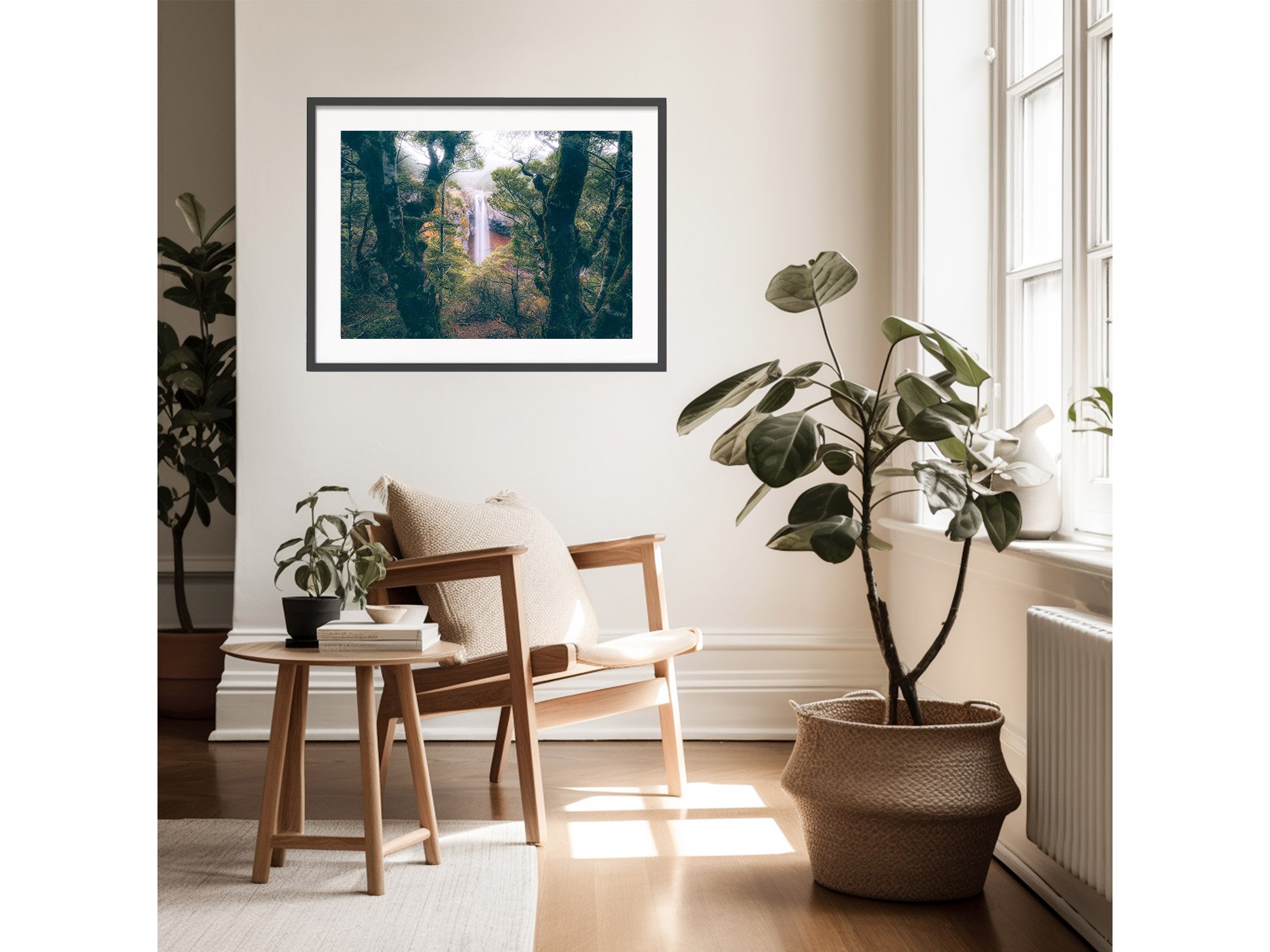 Mangawhero Falls Ohakune Ruapehu NZ Print