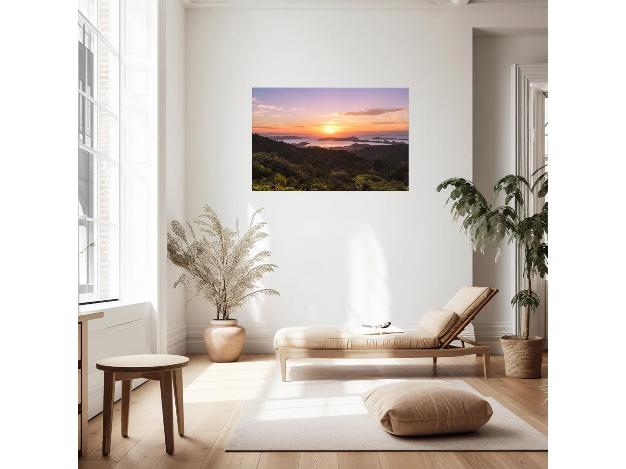 Coromandel Peninsula Sunset Tokatea Hill Lookout NZ Print