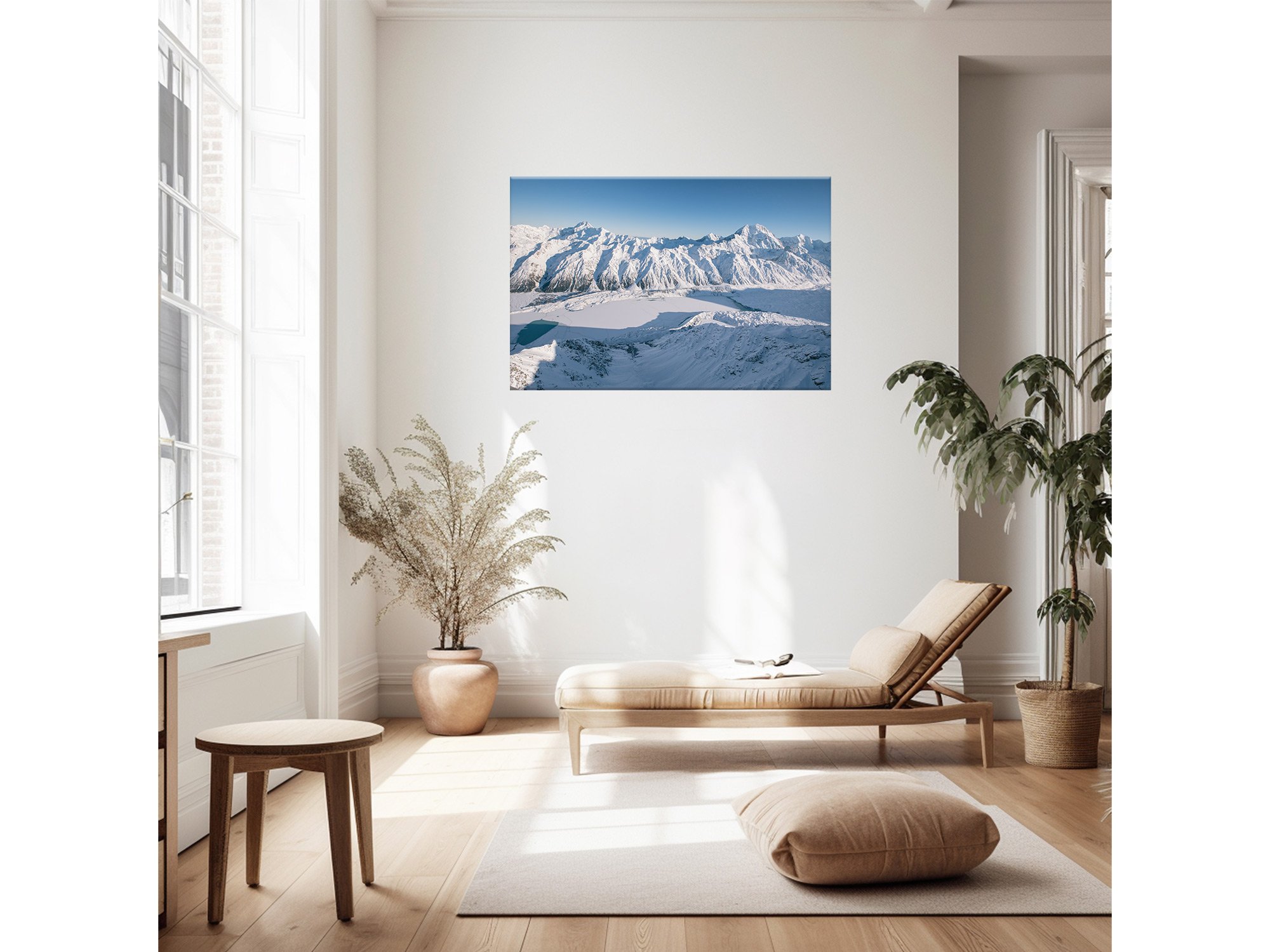 Tasman Lake Mount Cook winter NZ Print