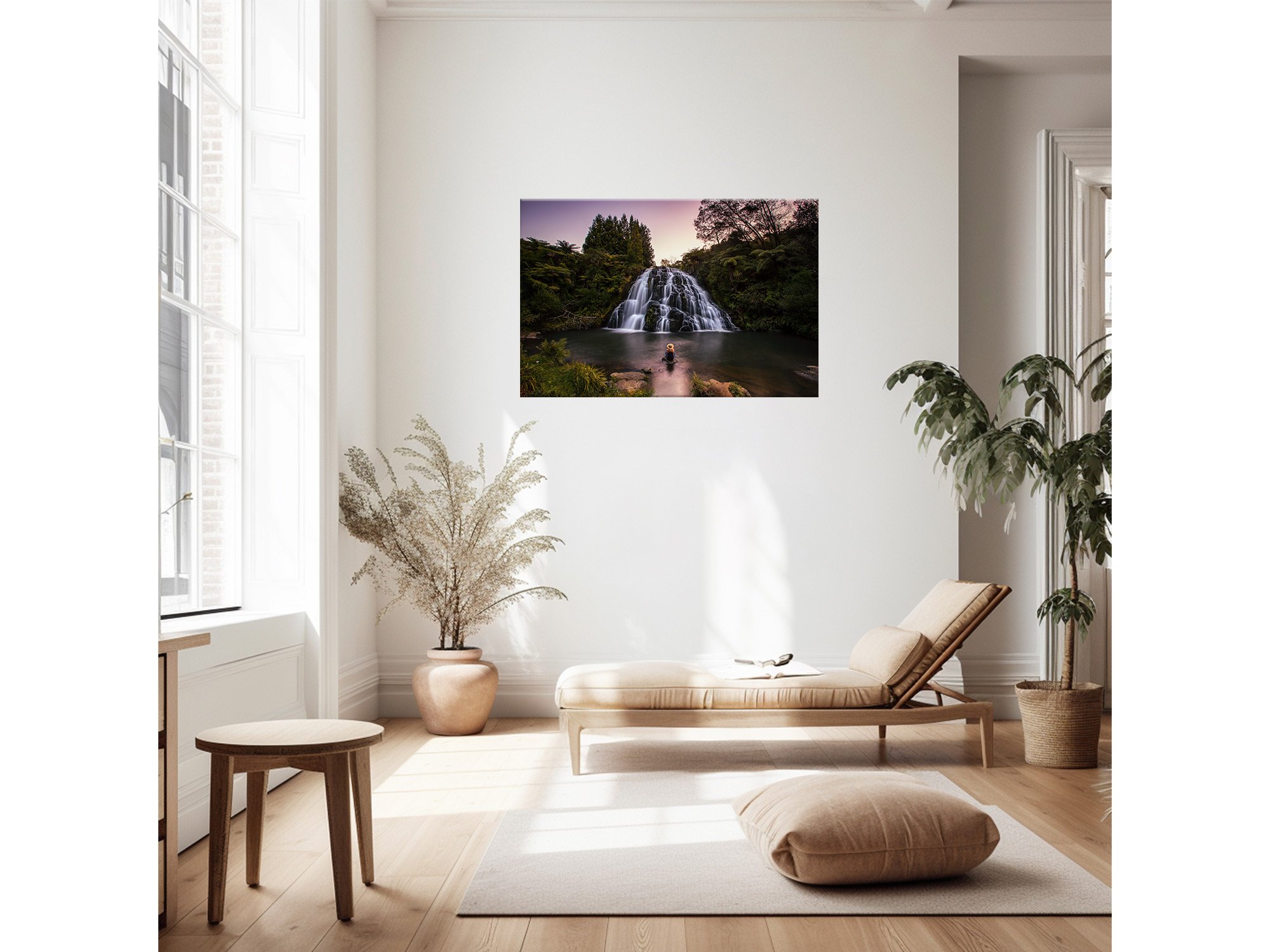 Owharoa Falls Karangahake Gorge Coromandel NZ Print