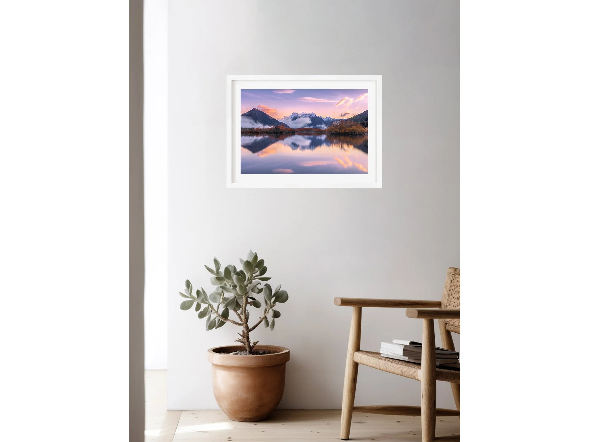 Glenorchy Lagoon Sunrise Queenstown NZ Print