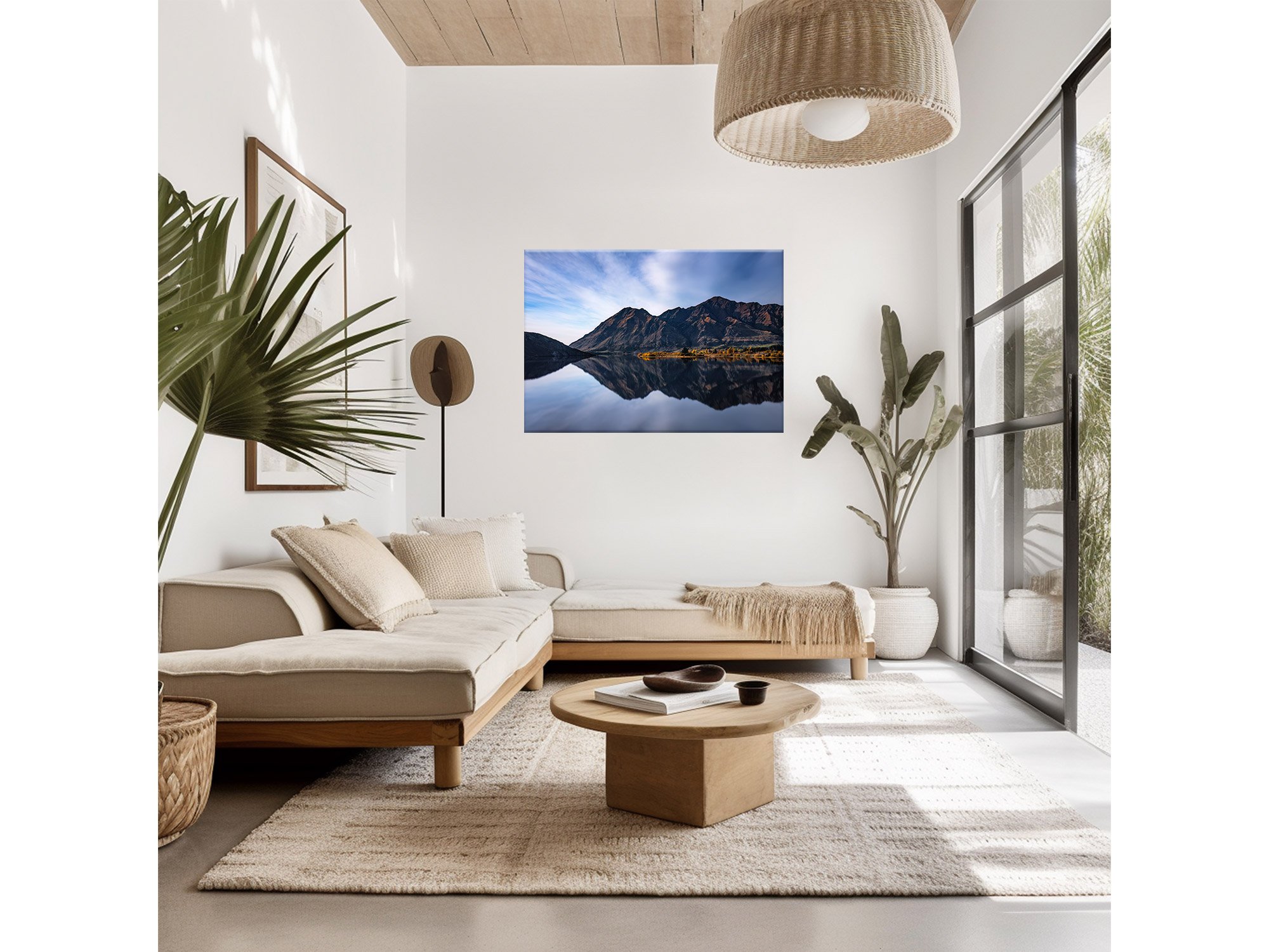 Glendhu Bay Reflections Wanaka South Island NZ Print