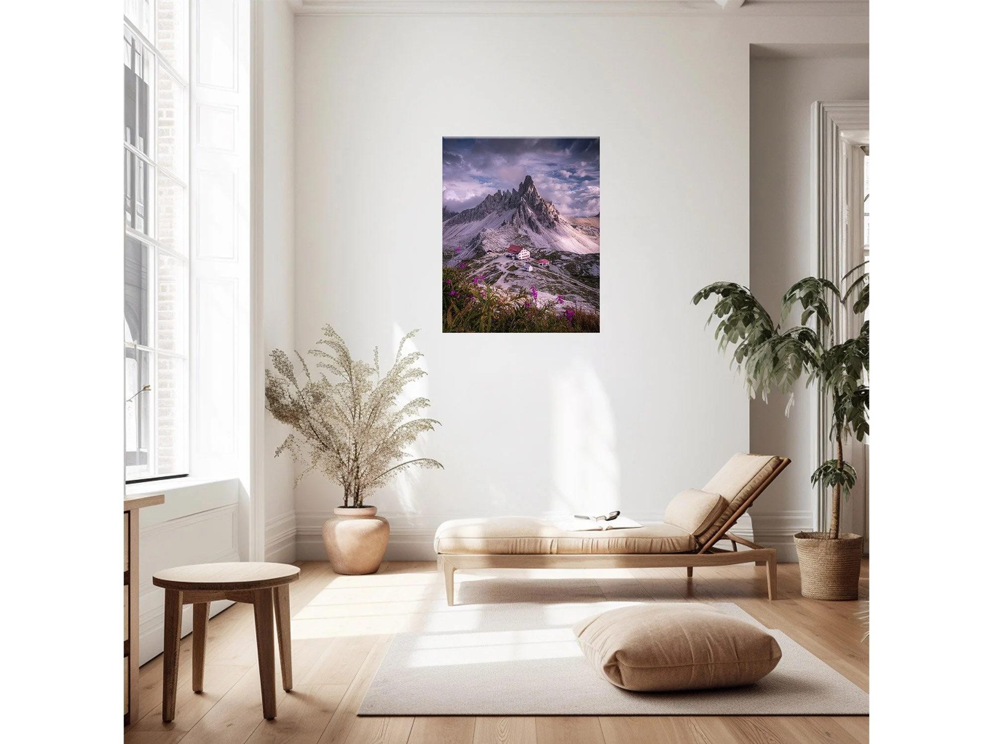 Rifujio Locatelli Tre Cime Di Lavaredo The Dolomites Italy Print