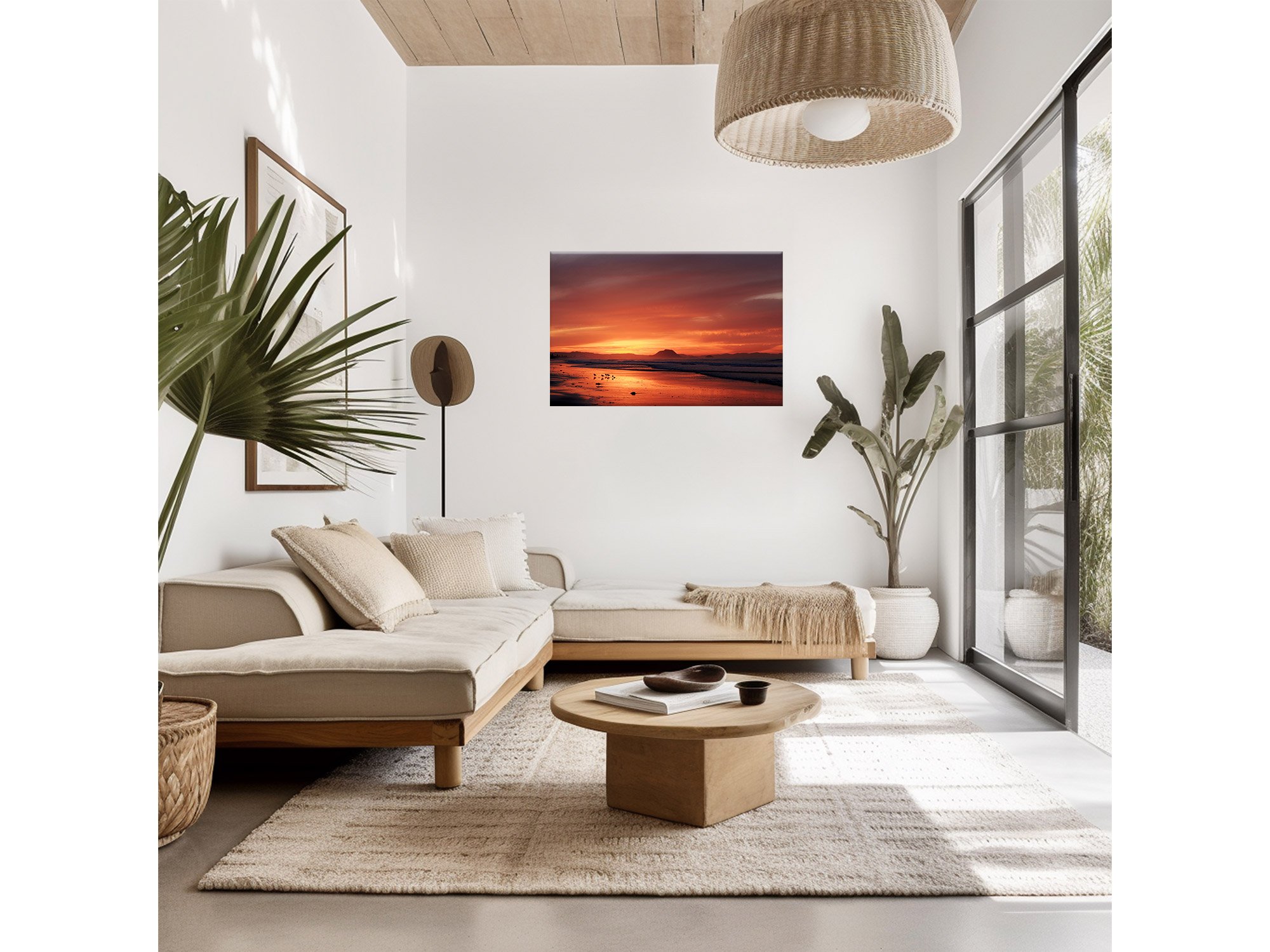 Papamoa Beach Sunset Bay of Plenty NZ Print