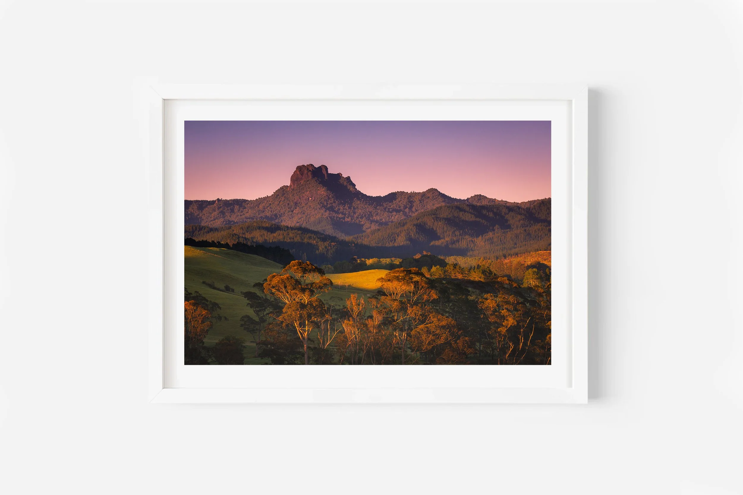Castle Rock Coromandel Sleeping Giant NZ Print