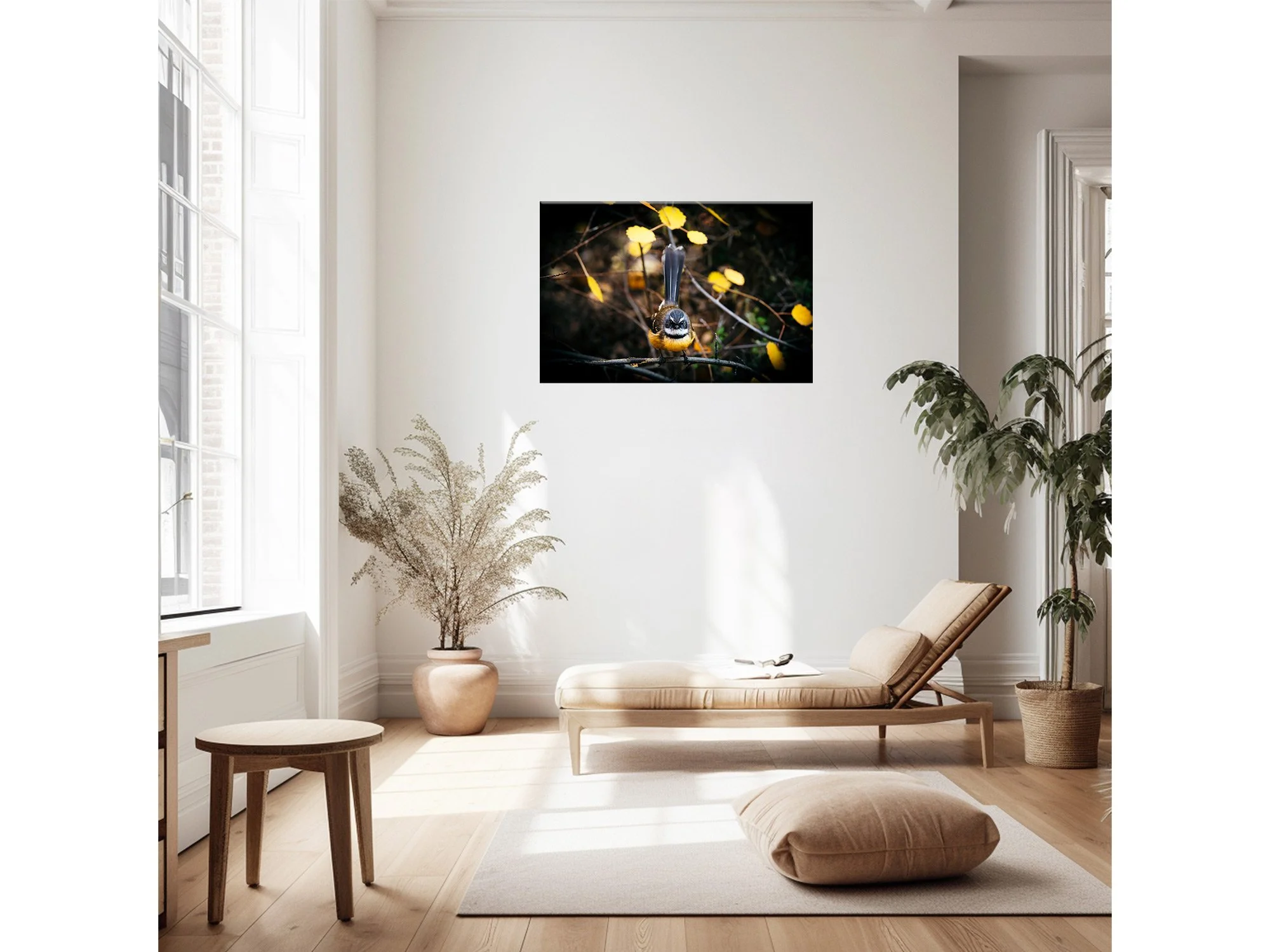 New Zealand Bird Fantail Piwakawaka NZ Print