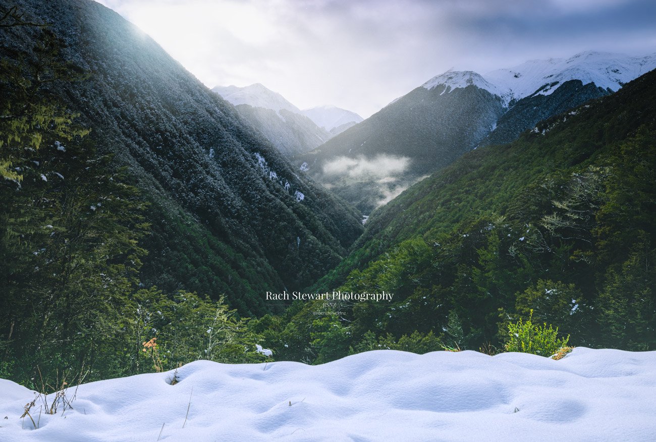 NZ Print of Lewis Pass Canterbury New Zealand