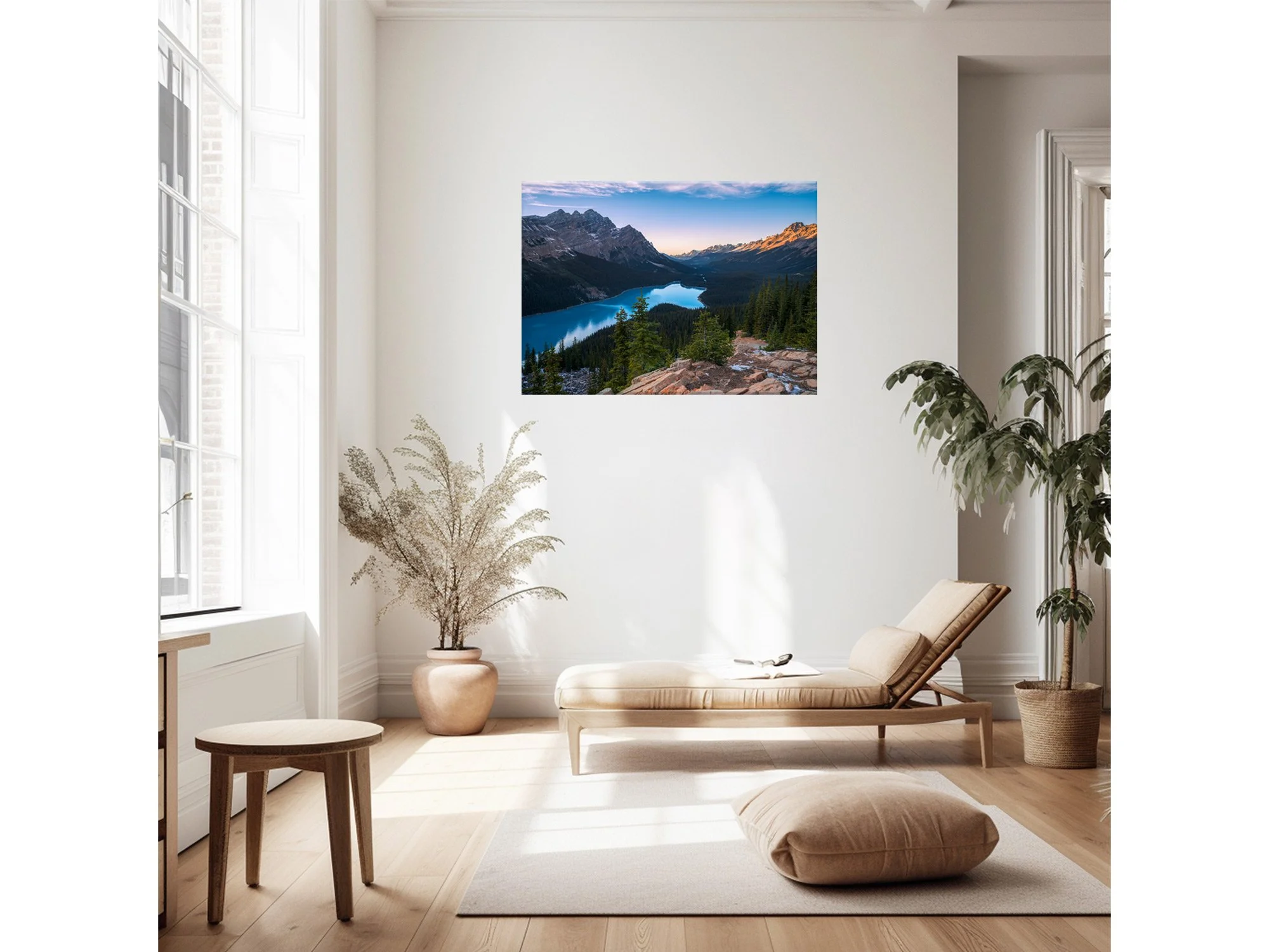 peyto lake trail banff national park canada print