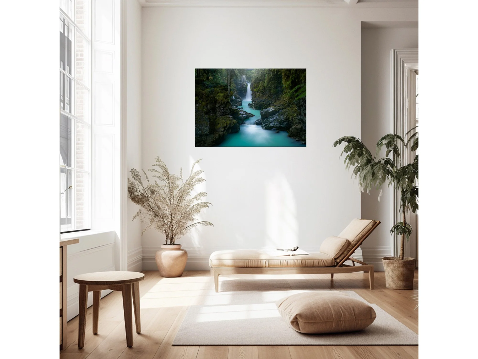 mamquam falls squamish british columbia canada print