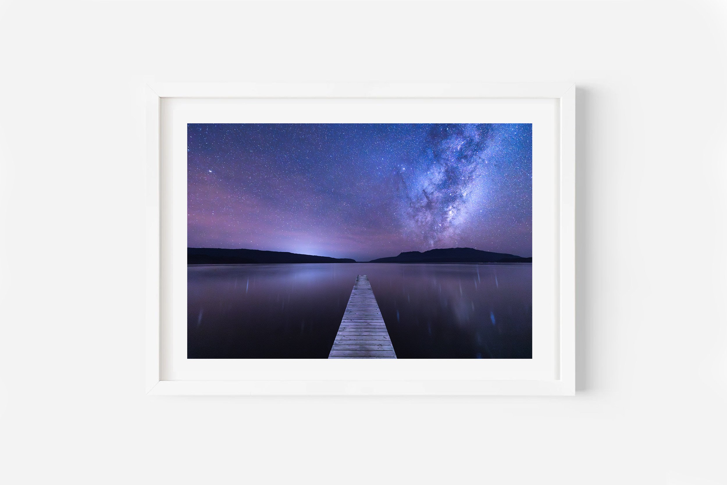 Lake Tarawera Rotorua Astrophotography Stars NZ Print