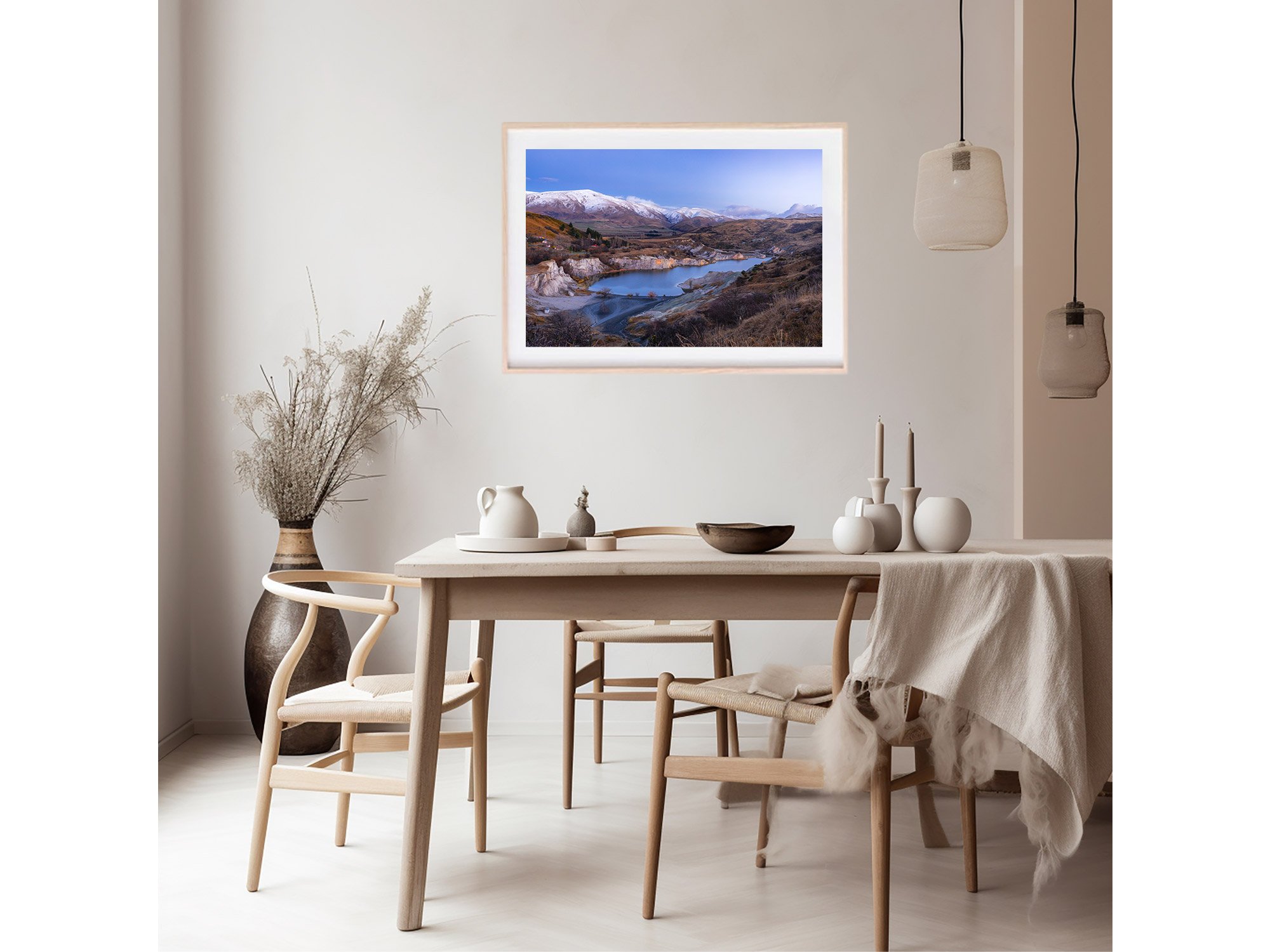 St Bathans Blue Lake Otago NZ Print