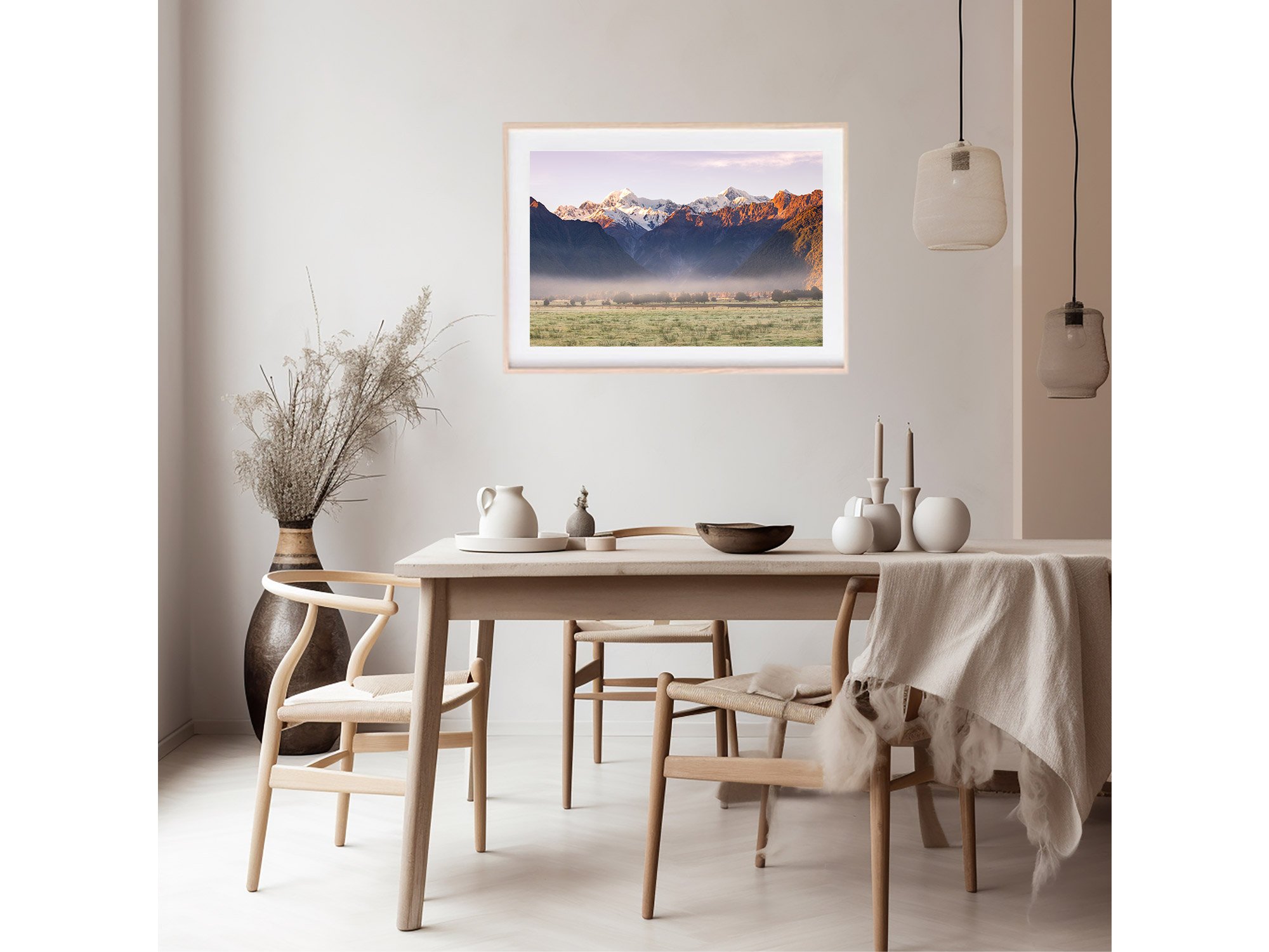 Fox Glacier Town West Coast South Island NZ Print