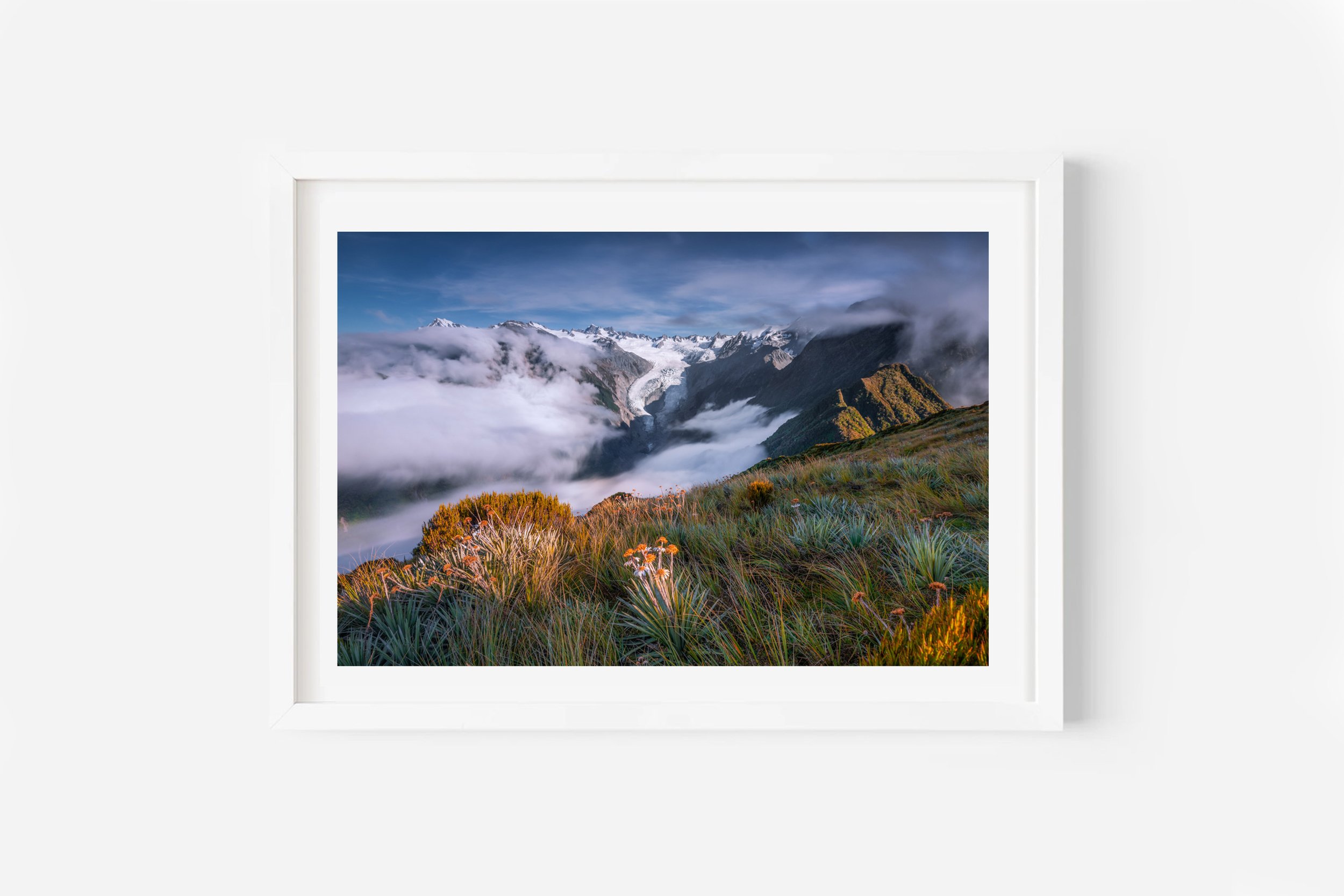 Alex Knob Hike Franz Josef Glacier New Zealand Print