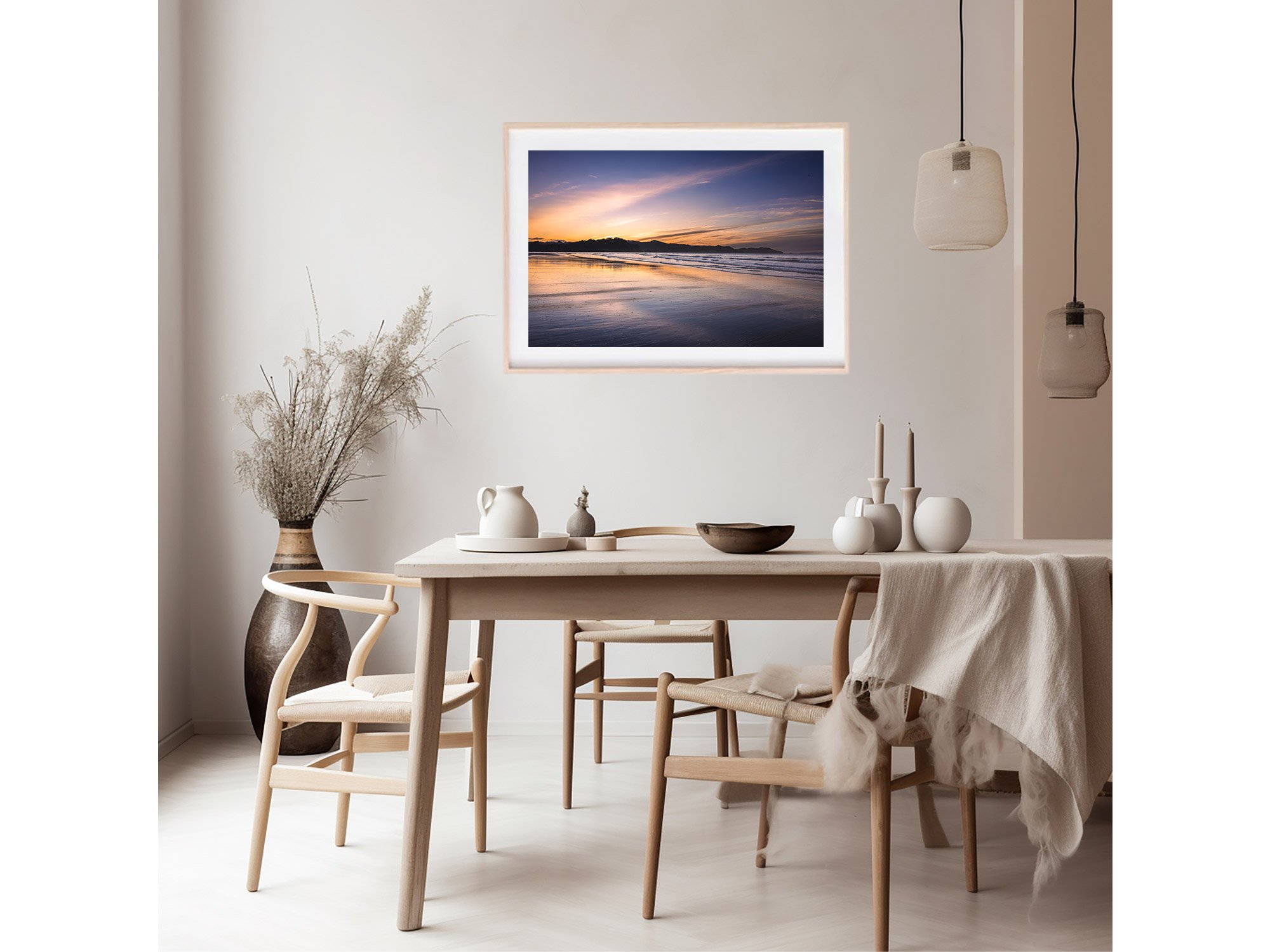 Matarangi Beach Sunset Coromandel NZ Print