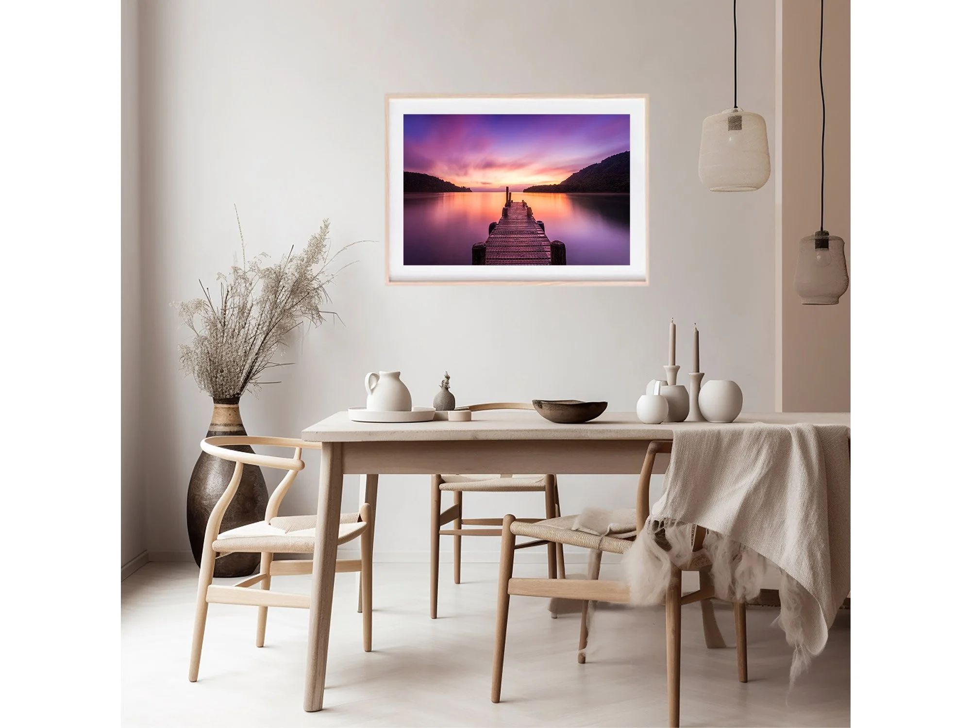 Lake Tarawera sunrise Rotorua NZ Print