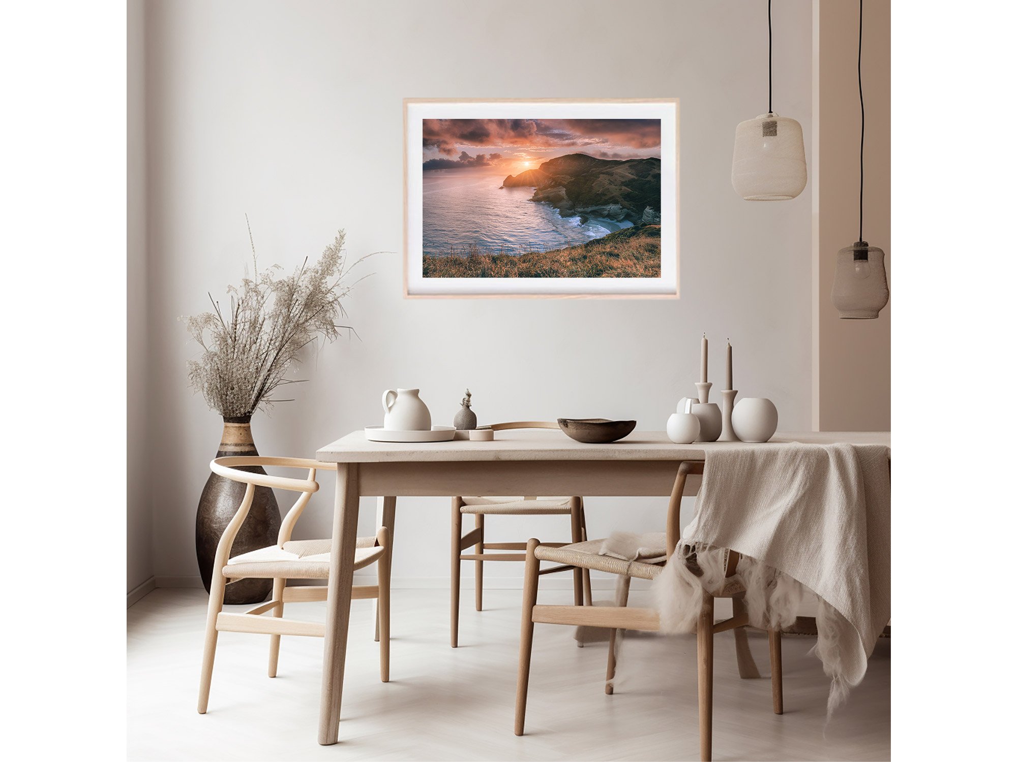 NZ Print of Pillars Point Track Sunrise Cape Farewell