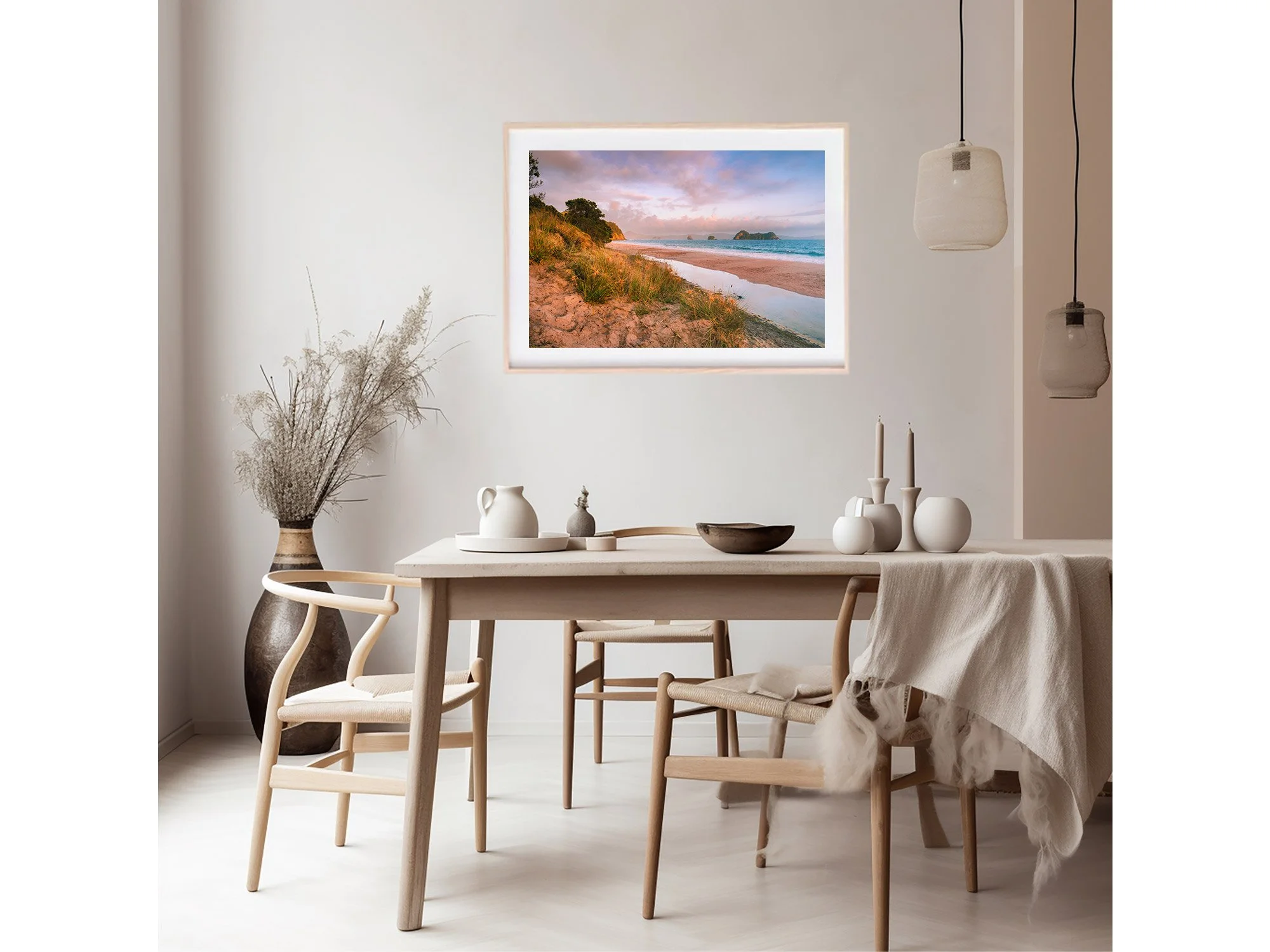 Hahei Beach Coromandel sunrise NZ Print