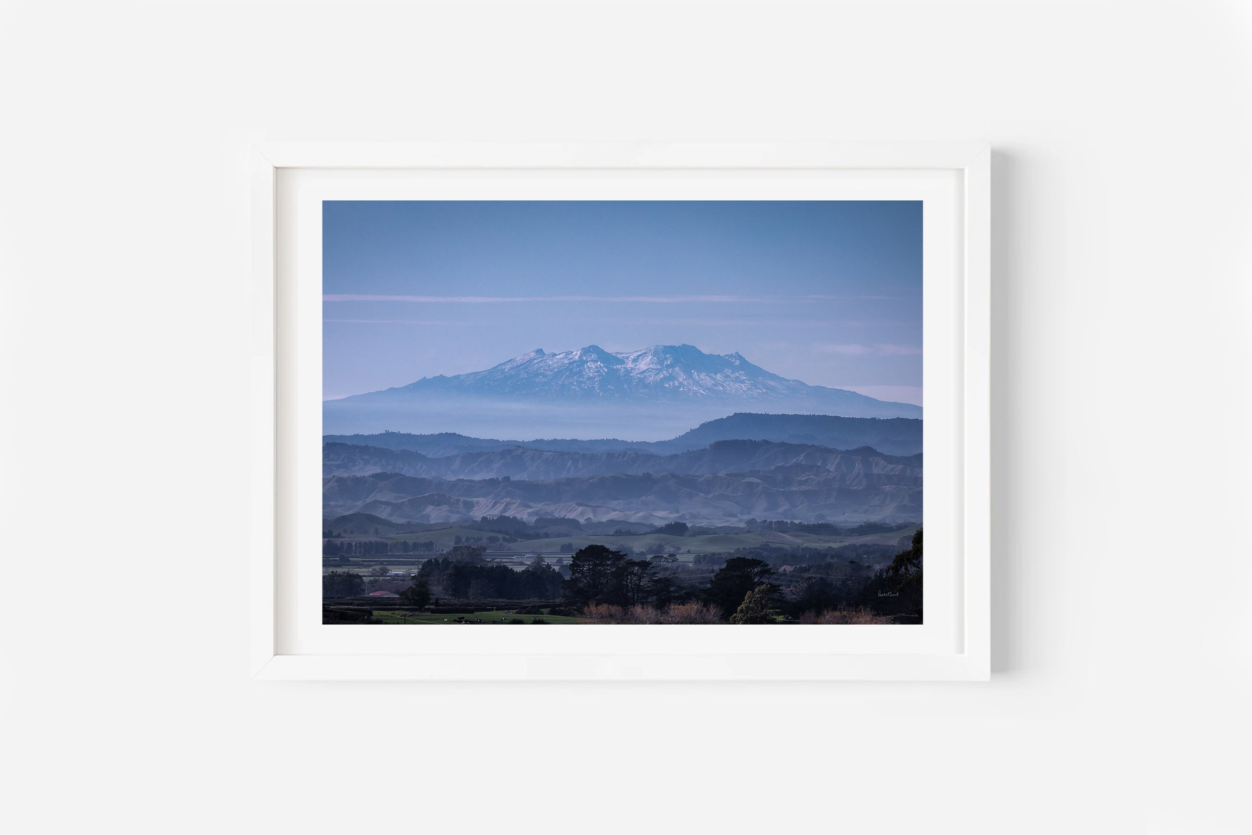 Mount Ruapehu NZ Print