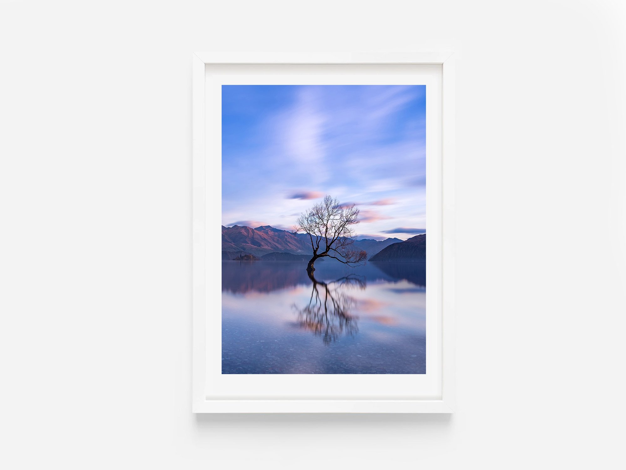 Wanaka Tree sunrise Autumn NZ Print