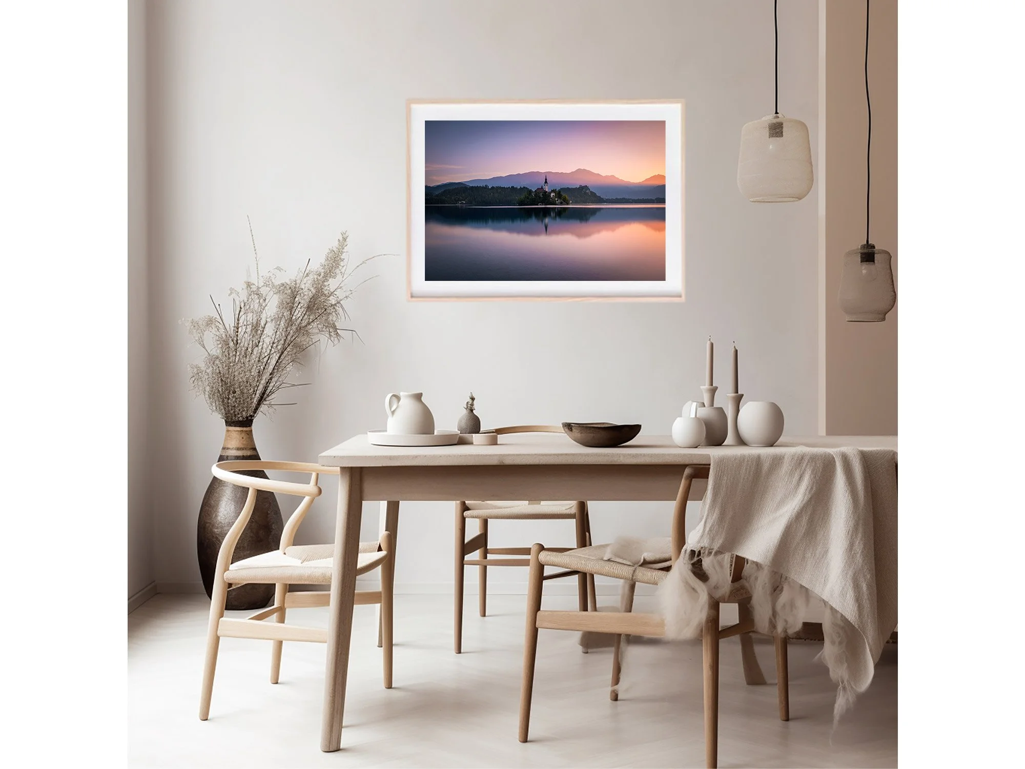 Lake Bled Slovenia Sunrise Print