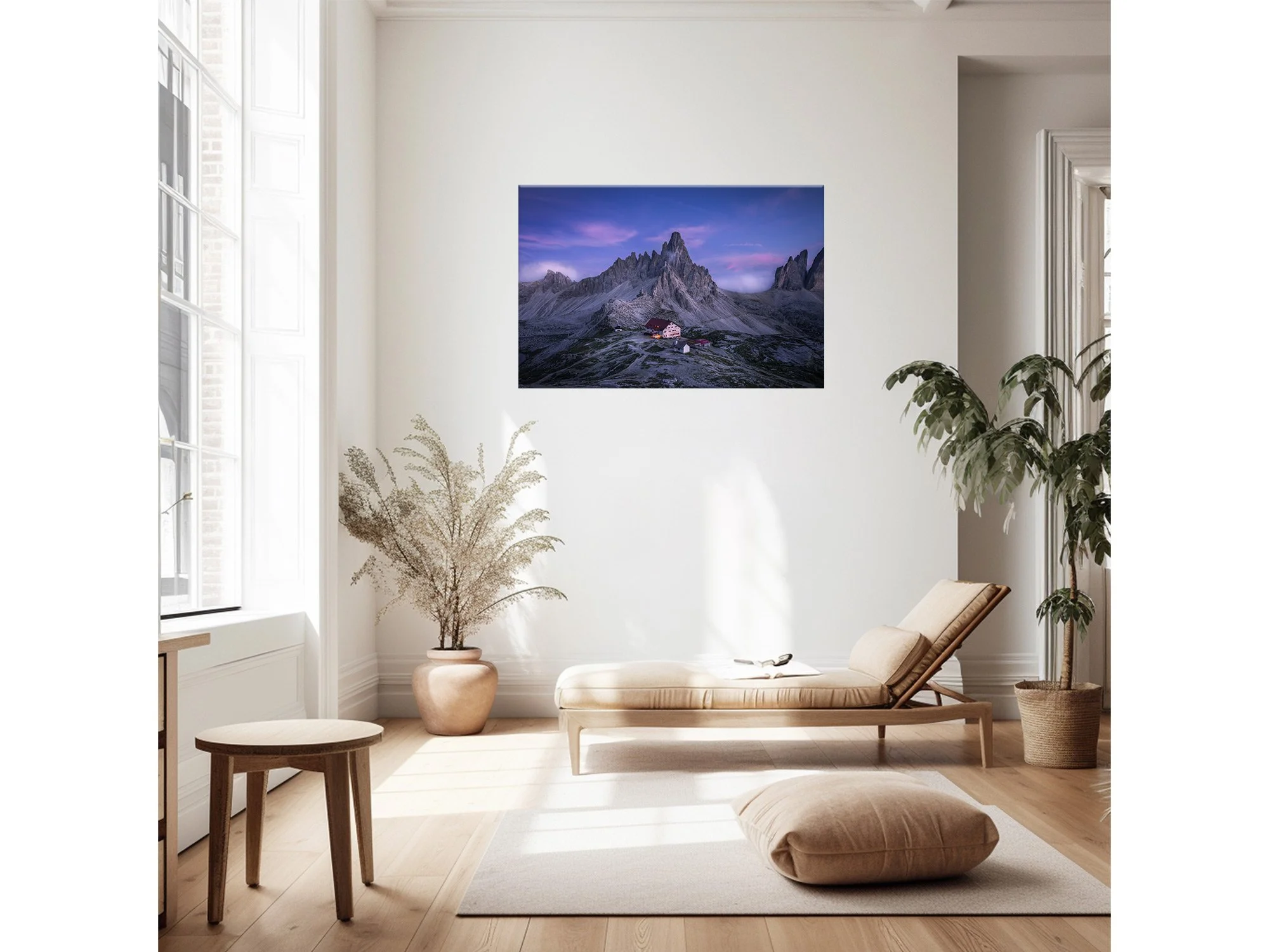 Rifujio Locatelli Tre Cime Di Lavaredo The Dolomites Italy Print