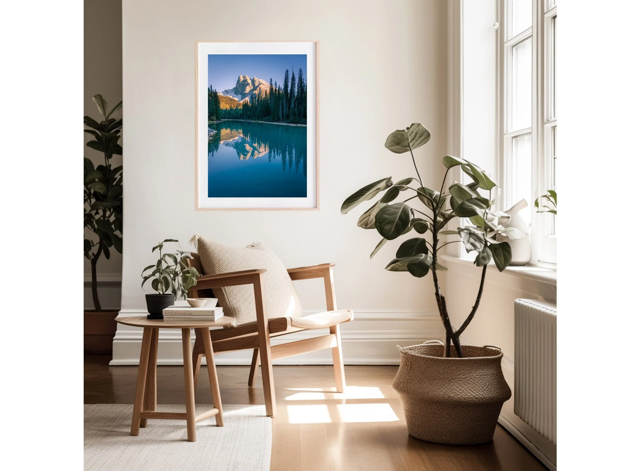 emerald lake yoho national park canada print