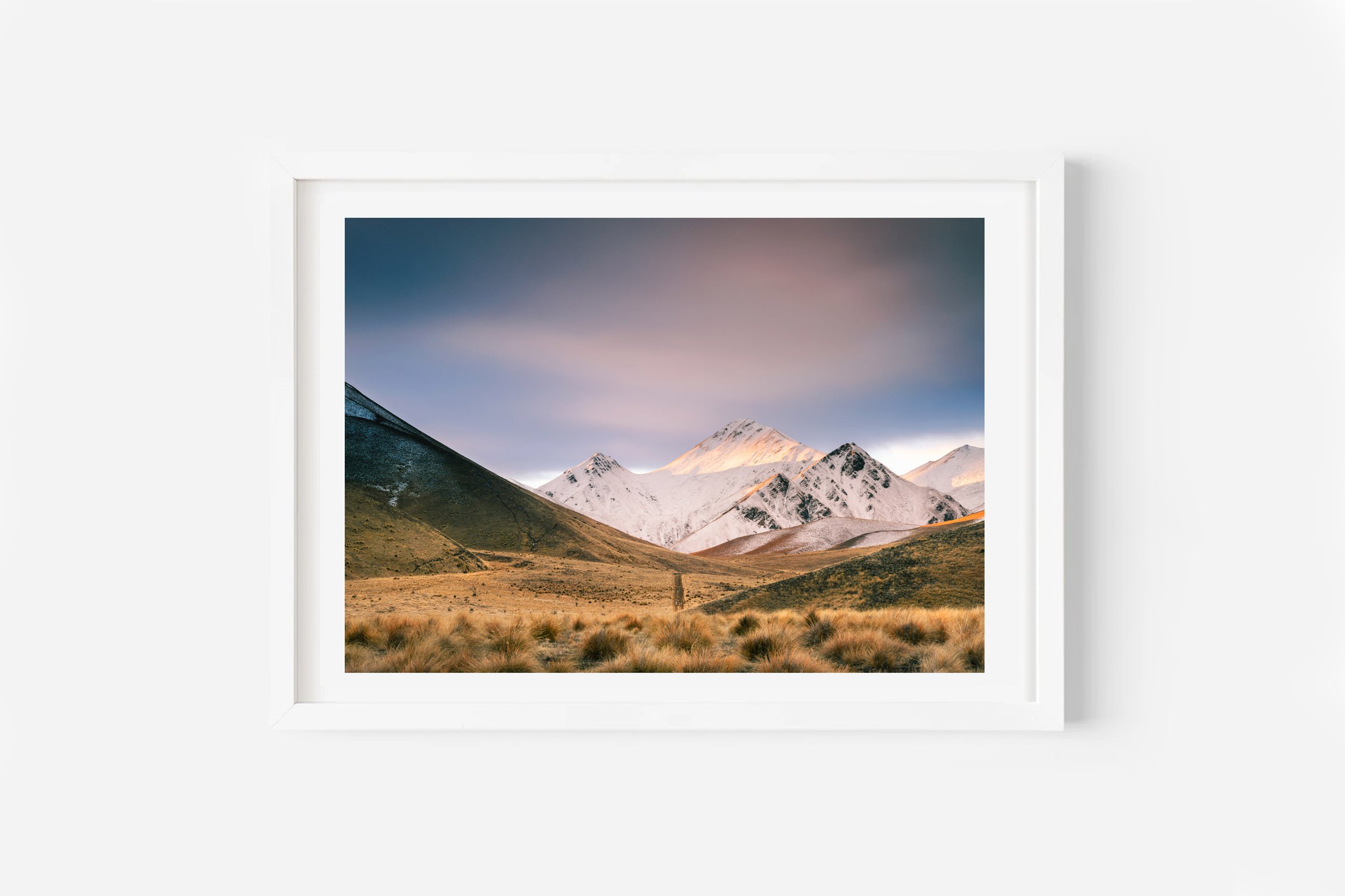 NZ Print of Lindis Pass Central Otago sunset