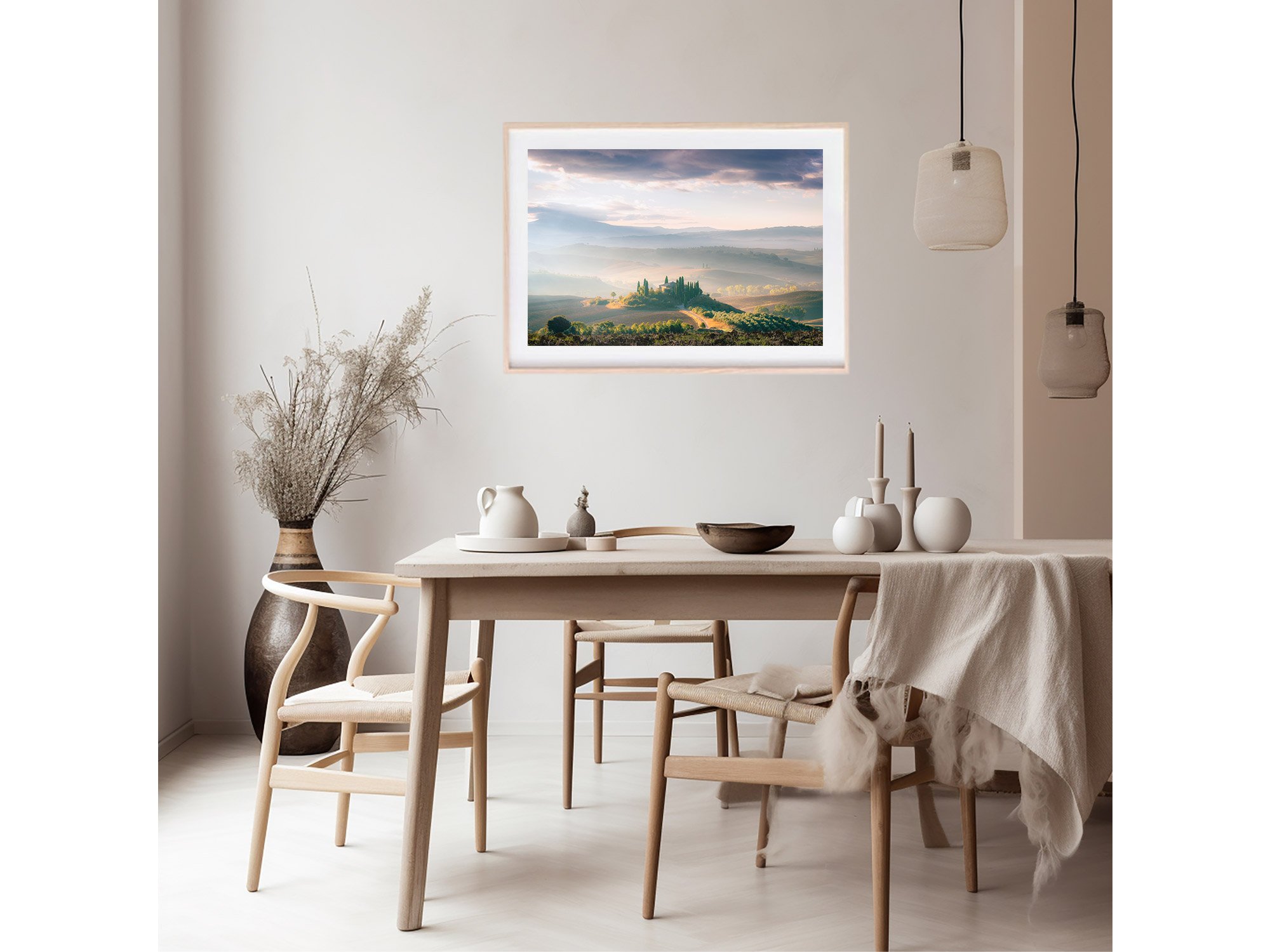 Podere Belvedere Sunrise Tuscany Italy Print