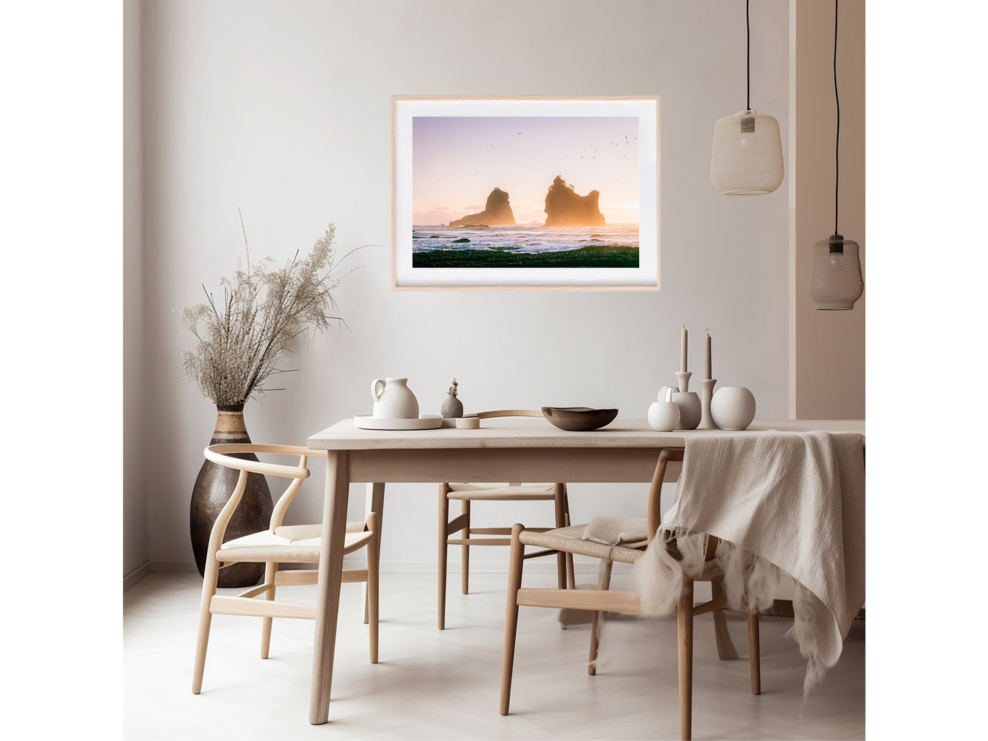 Motukeikei Beach West Coast NZ Print