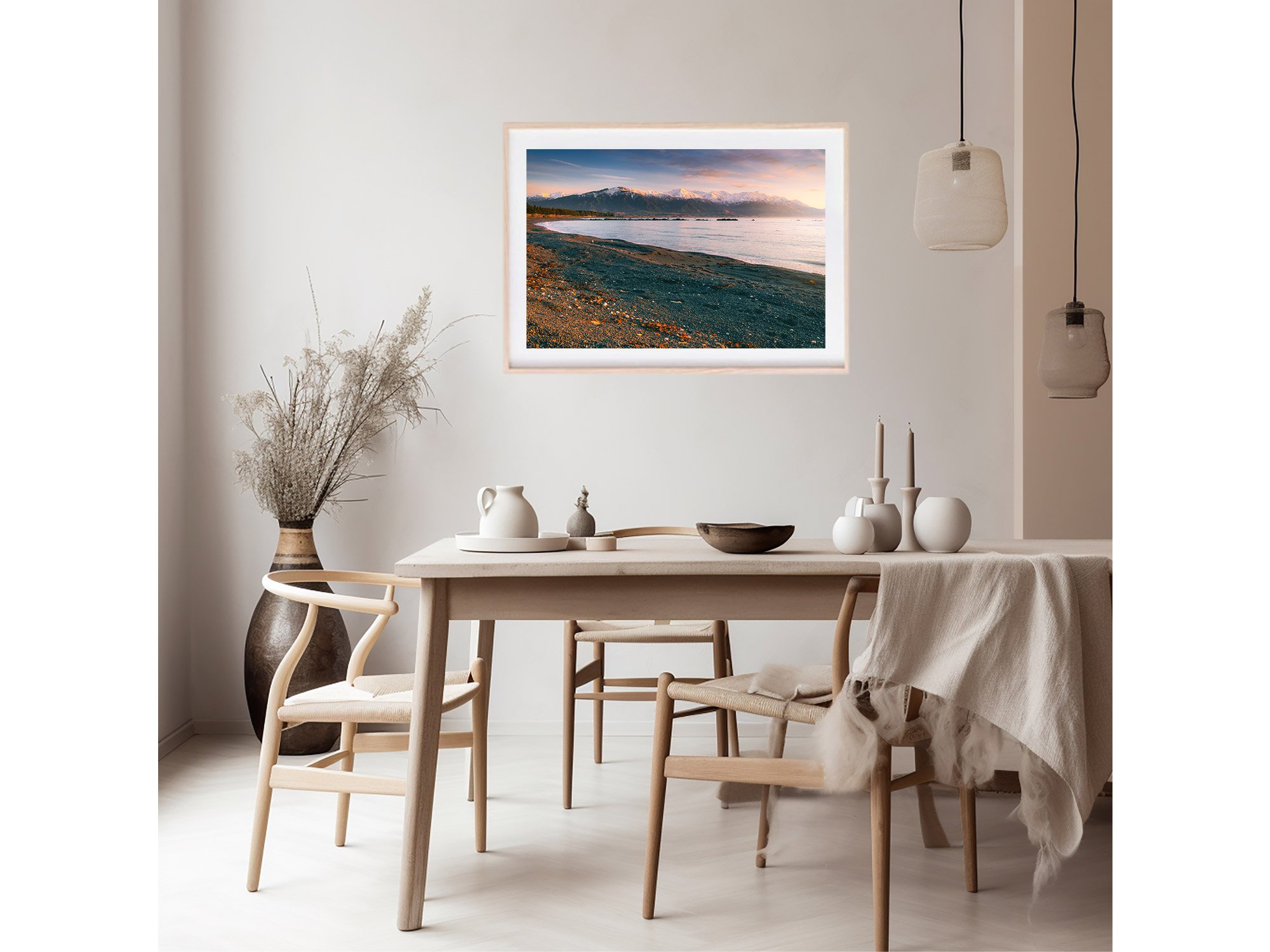kaikoura beach esplanade sunrise new zealand print