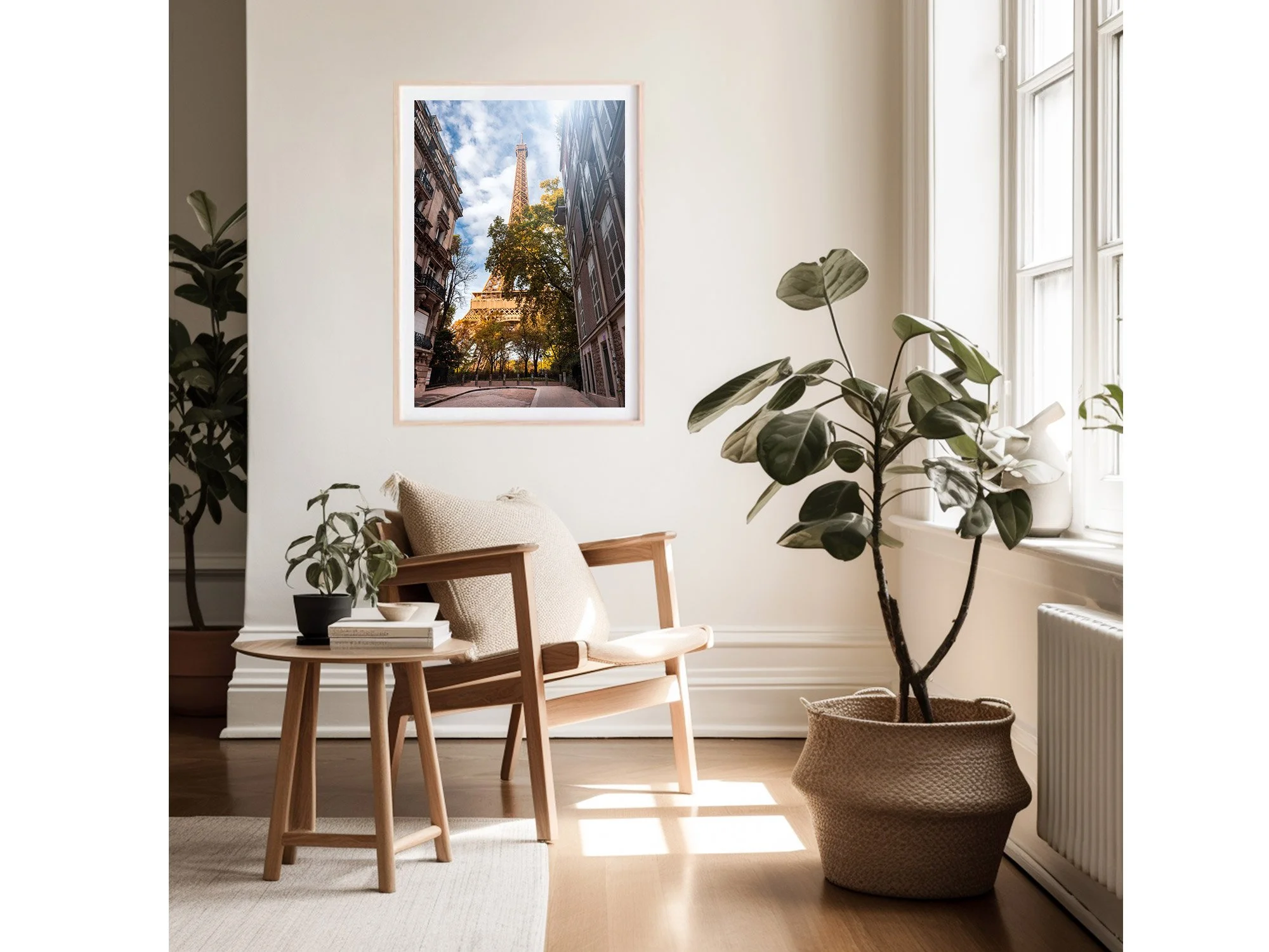 Rue de lUniversite Eiffel Tower Sunrise Paris France Print