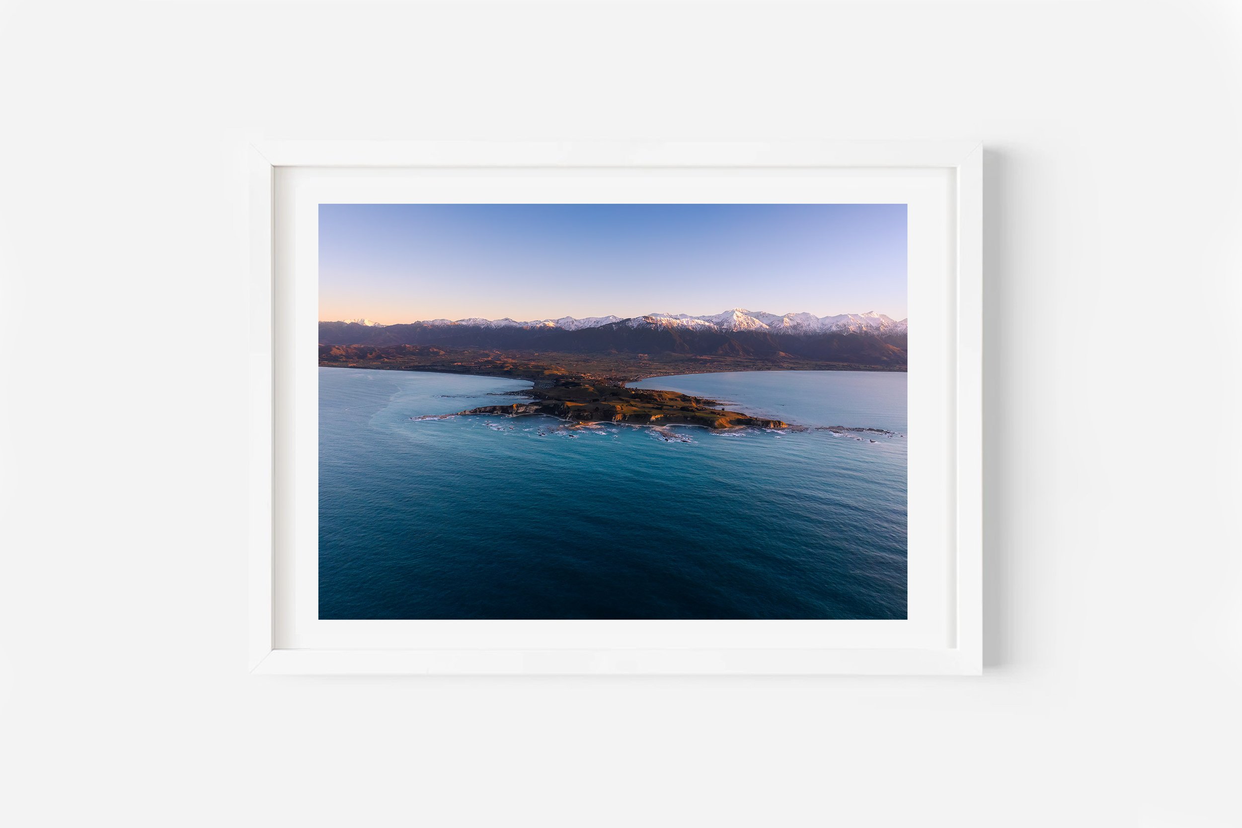Kaikoura Peninsula Aerial NZ Print