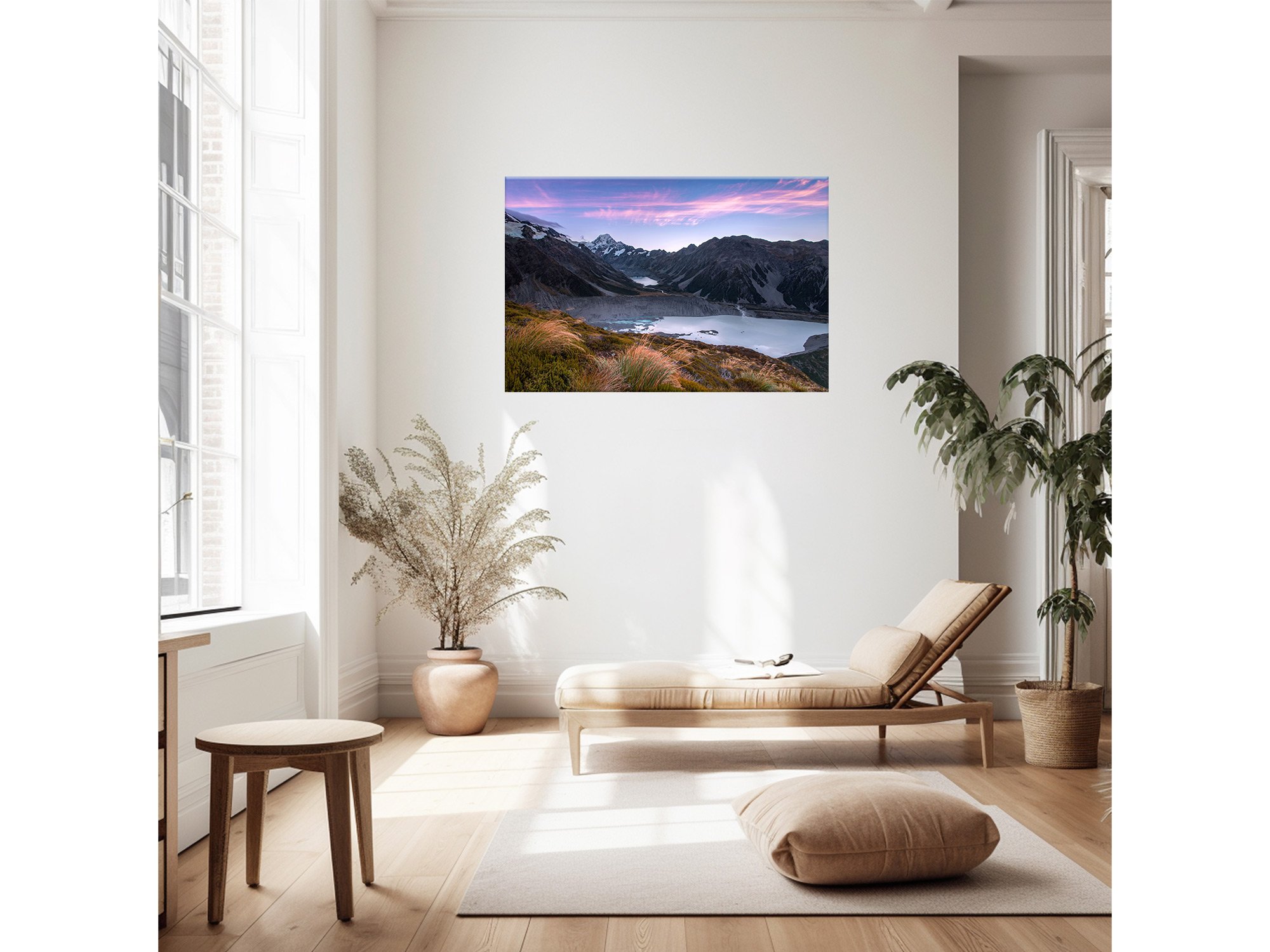 Sealy Tarns Track Mount Cook sunrise NZ Print