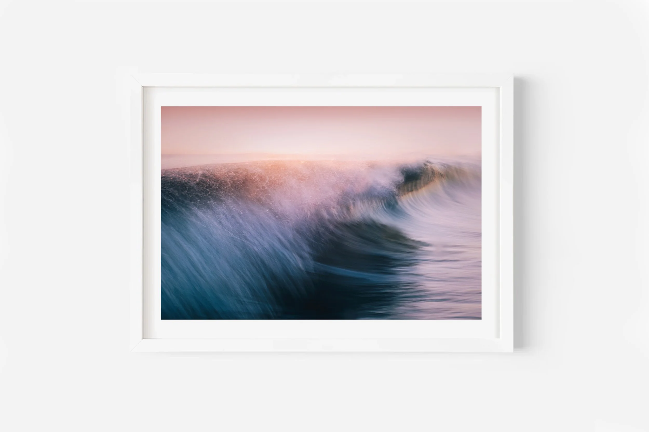 sunrise wave ocean art beach print new zealand mount maunganui