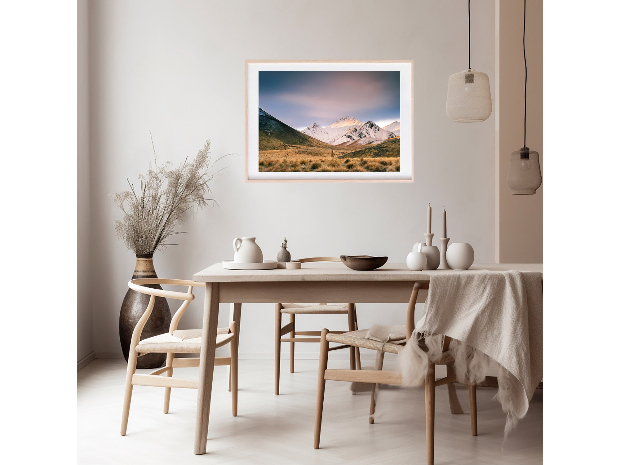 NZ Print of Lindis Pass Central Otago sunset