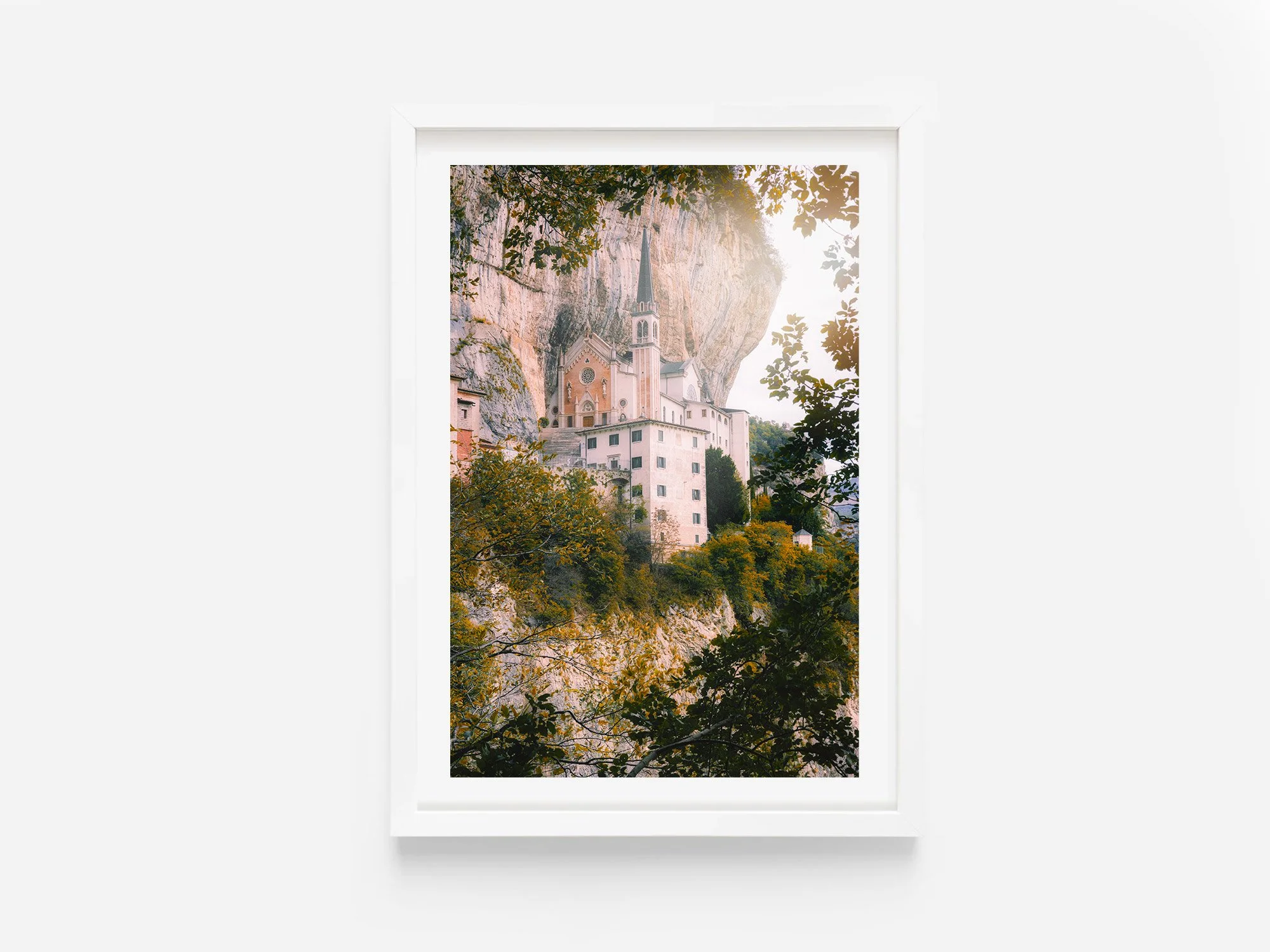 Santuario Madonna della Corona Church Italy Print