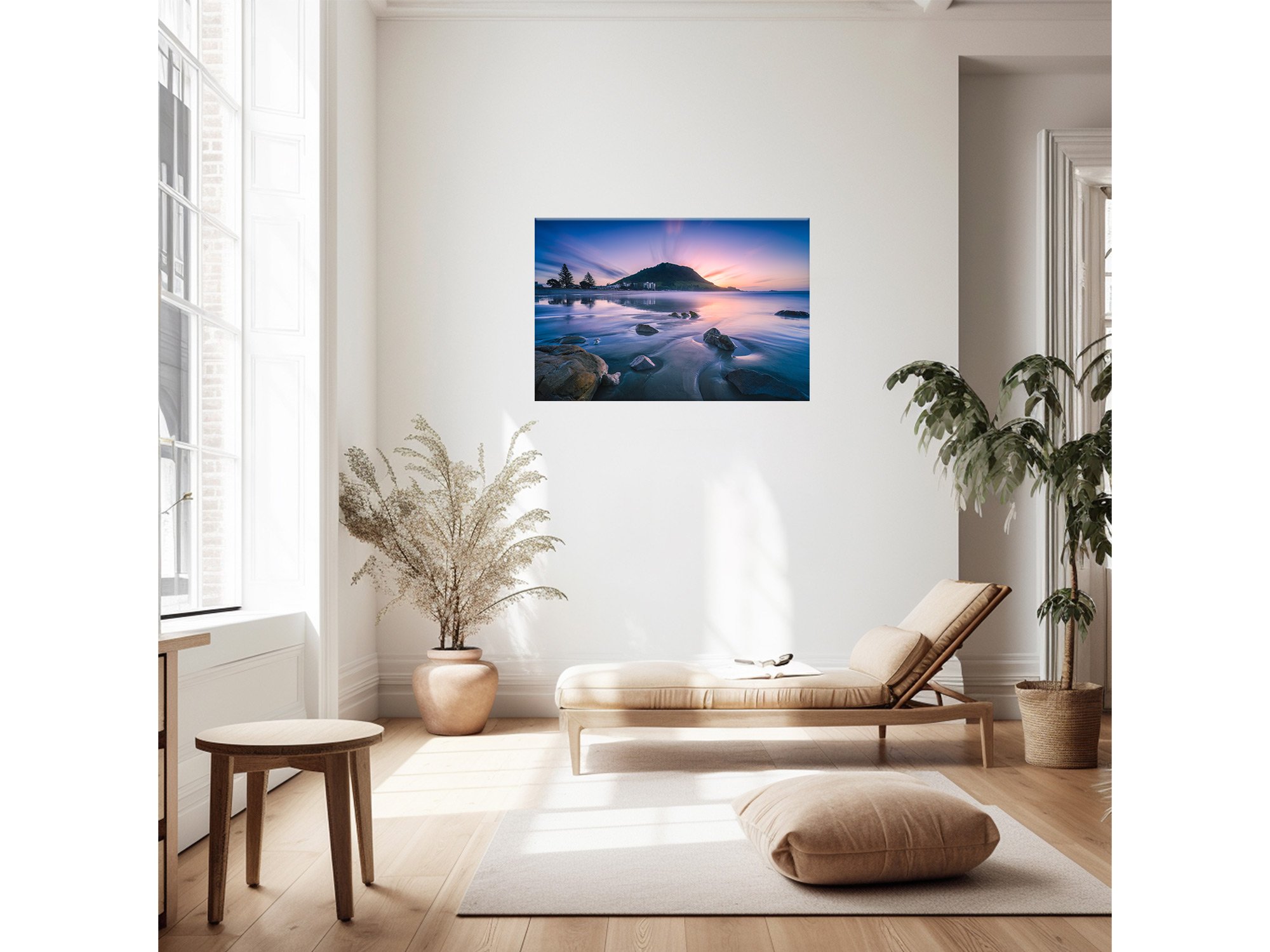 Mount Maunganui Beach sunset NZ Print