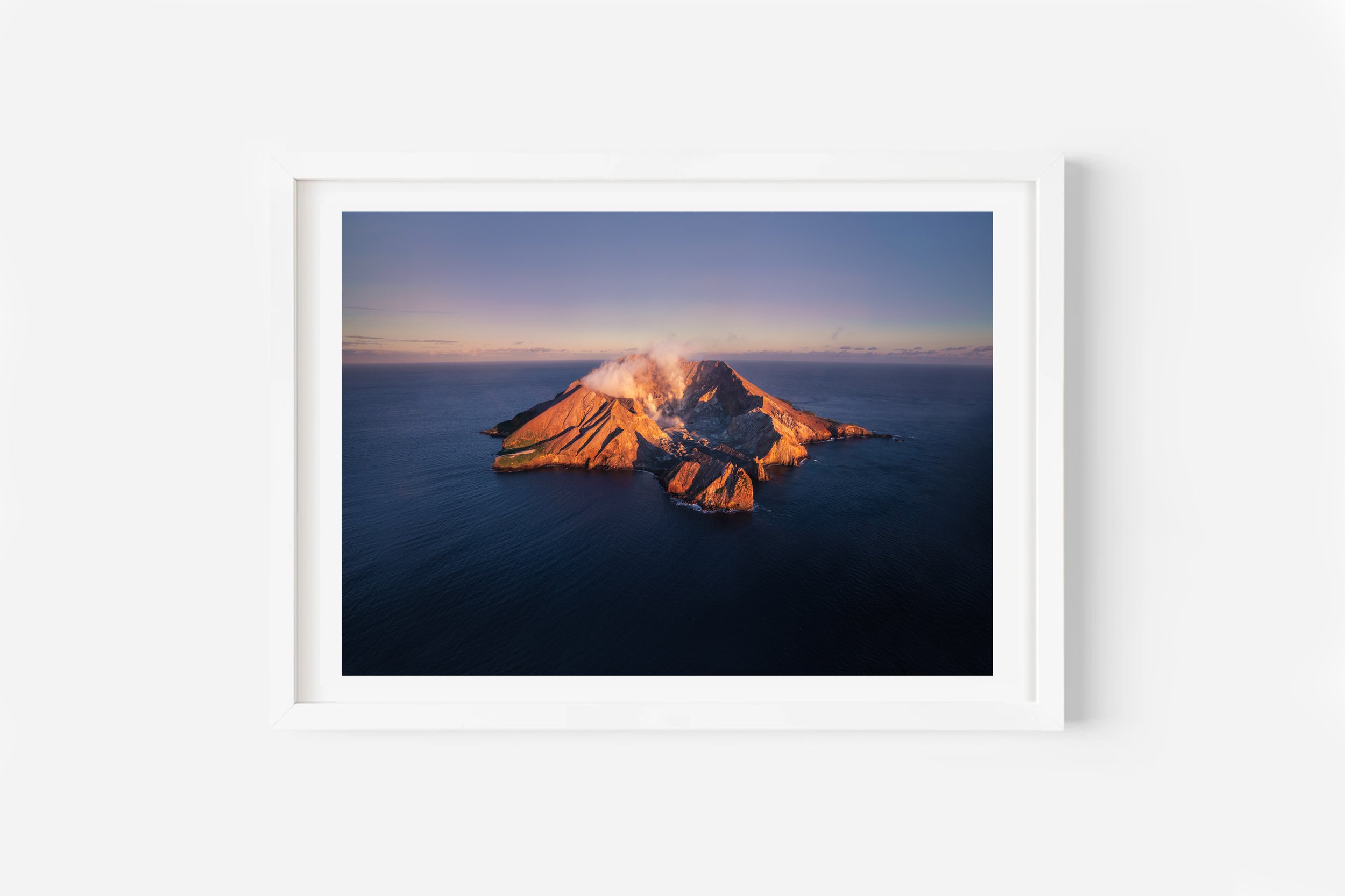 Whakaari White Island Bay of Plenty NZ Print