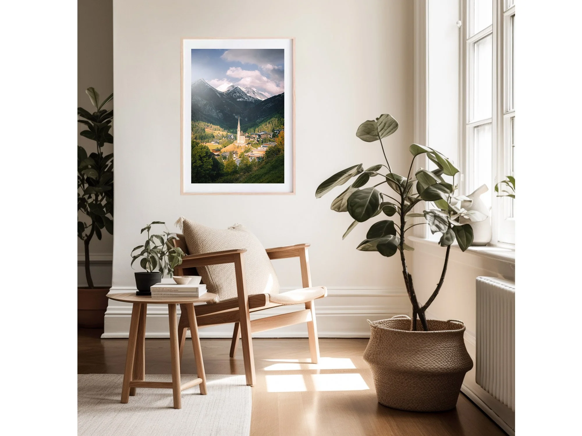 Church of St Vincent Heiligenblut Grossglockner Austria Print