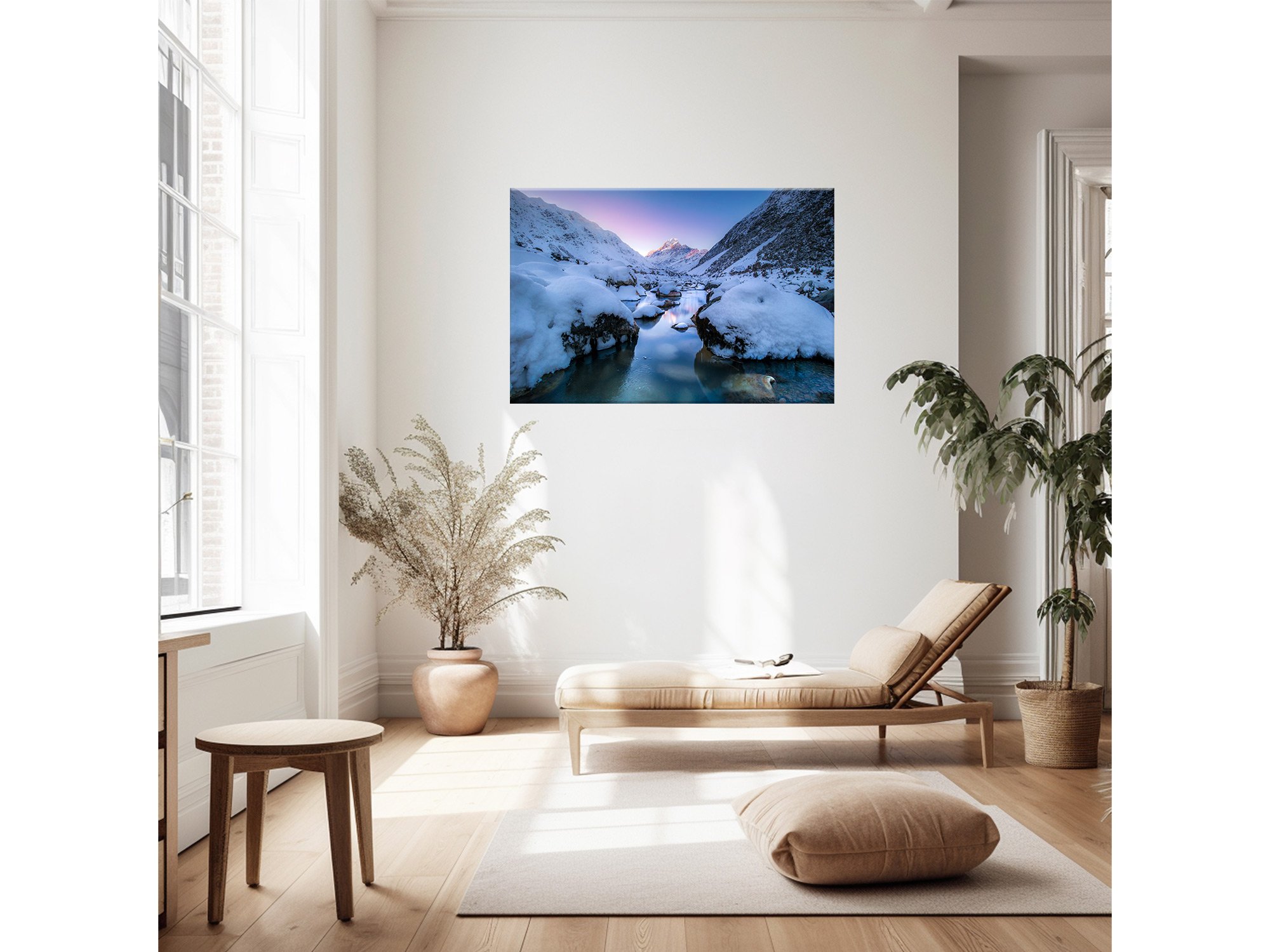 Hooker Valley Track Mount Cook reflection NZ Print