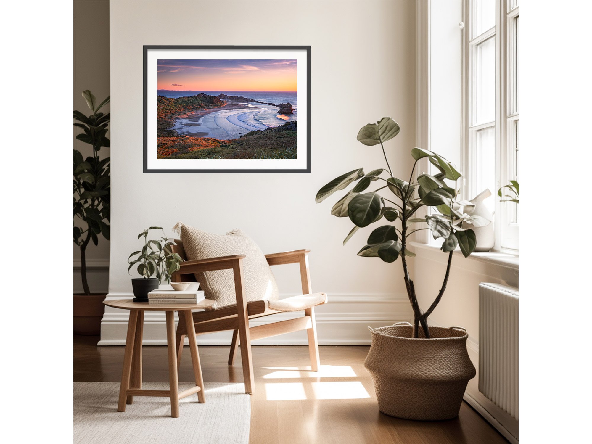 Castle Rock and Castlepoint Lighthouse Sunrise Print Wairarapa New Zealand
