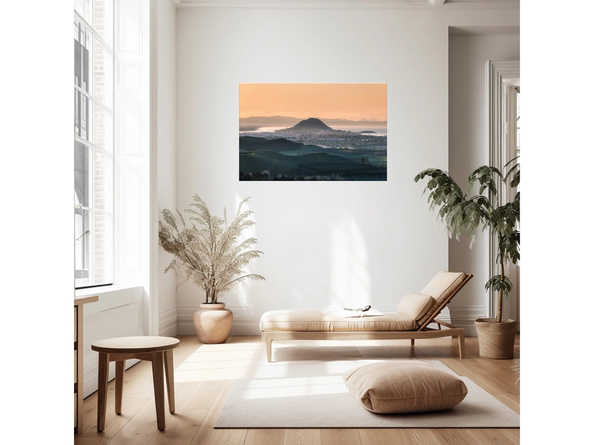 Mount Maunganui from Papamoa Hills Regional Park Bay of Plenty NZ Print