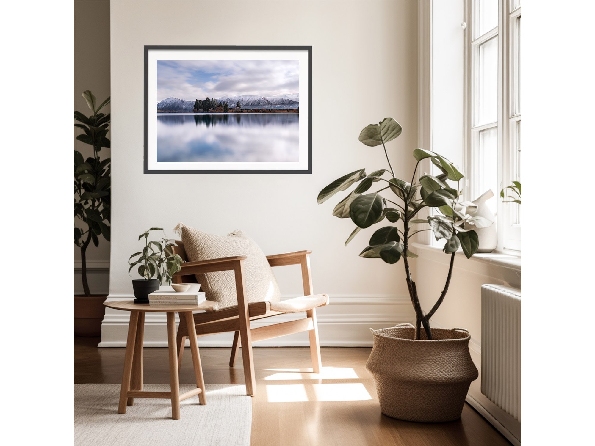Lake Ruataniwha Twizel Hoar Frost NZ Print