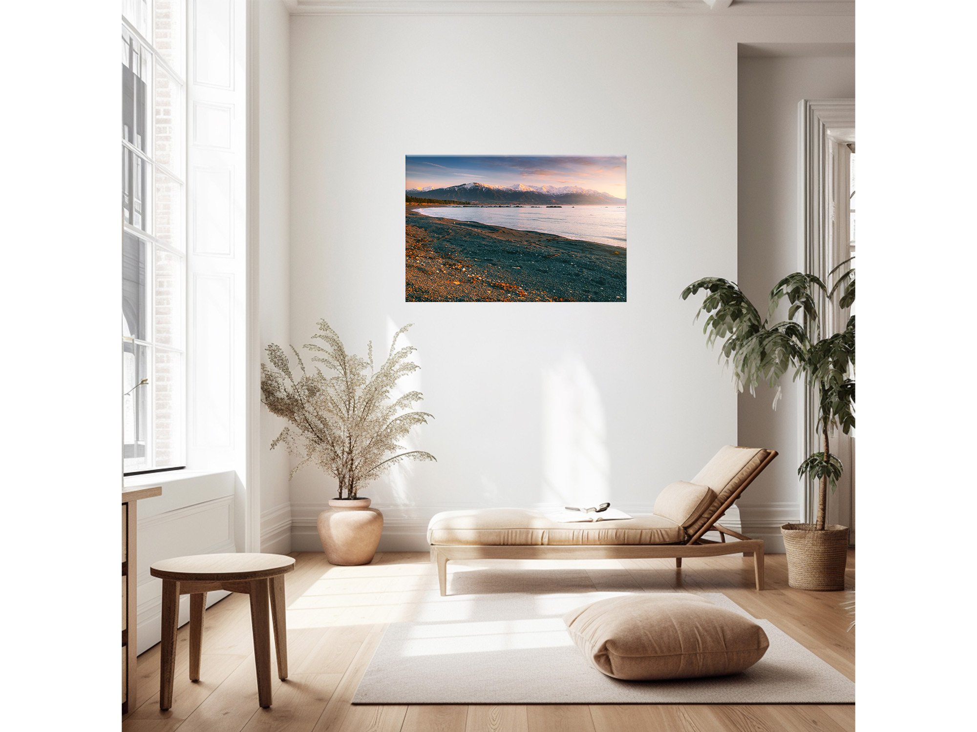 kaikoura beach esplanade sunrise new zealand print