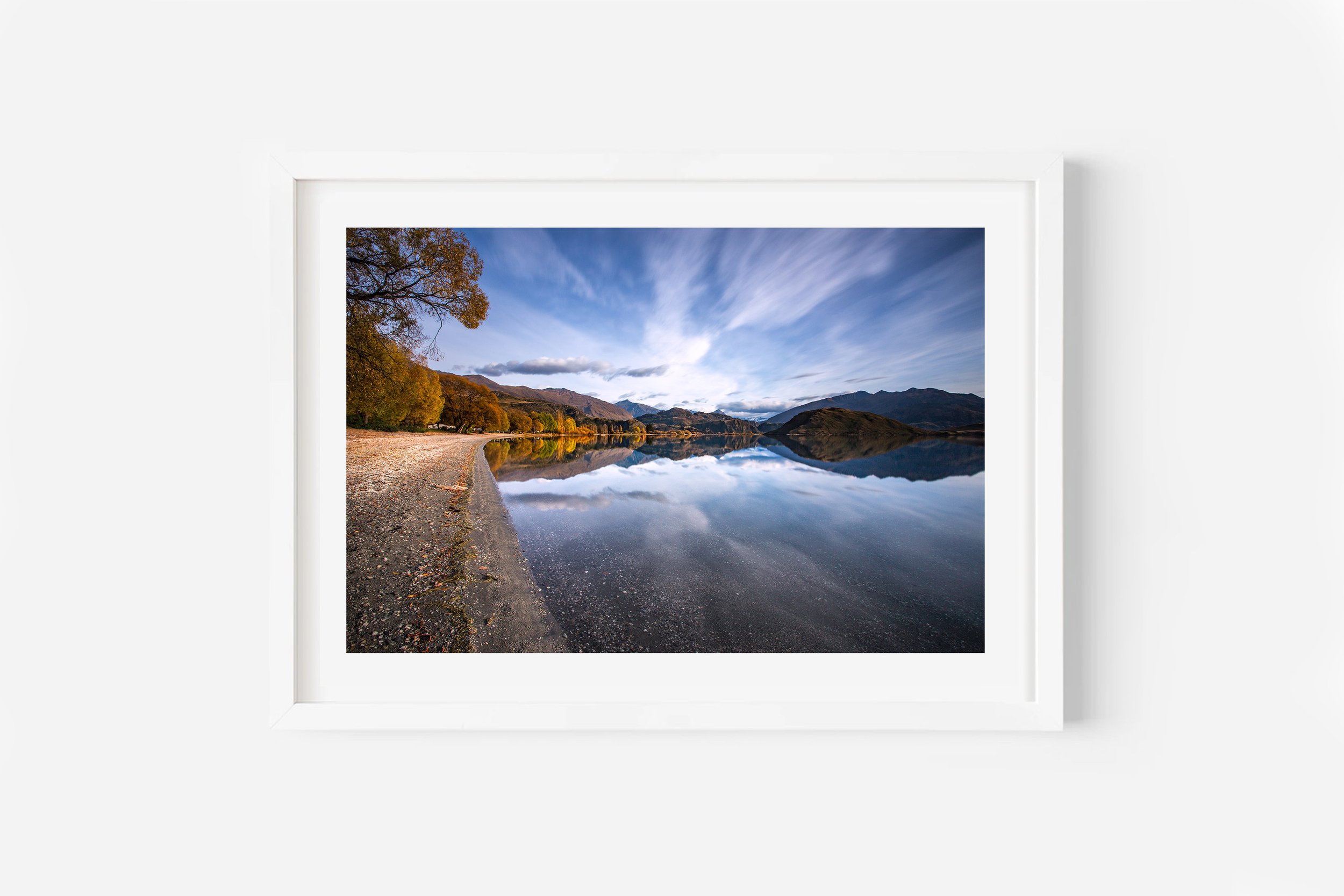 Glendhu Bay Reflections Wanaka South Island NZ Print