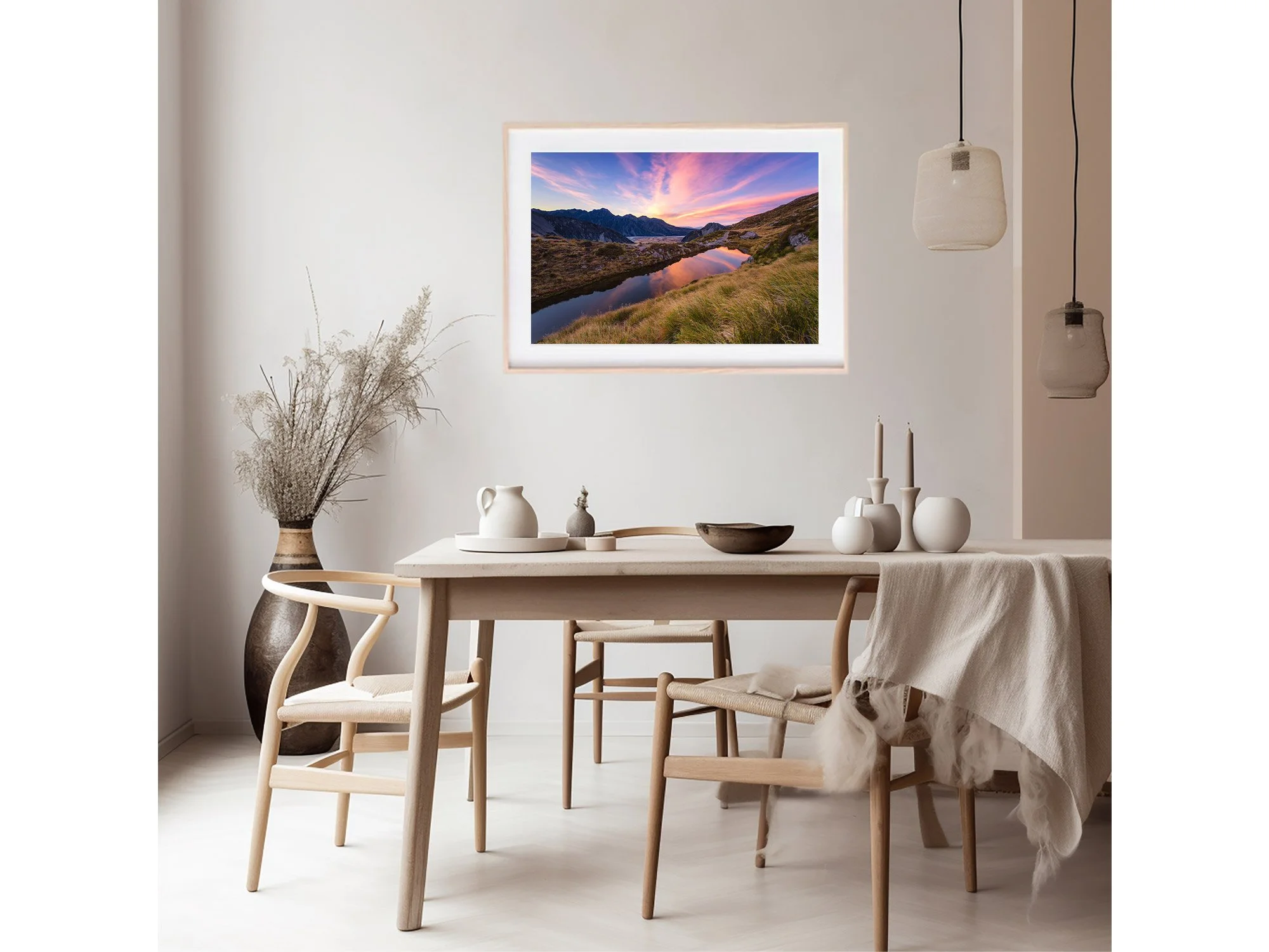 Sealy Tarns Mount Cook sunrise NZ Print