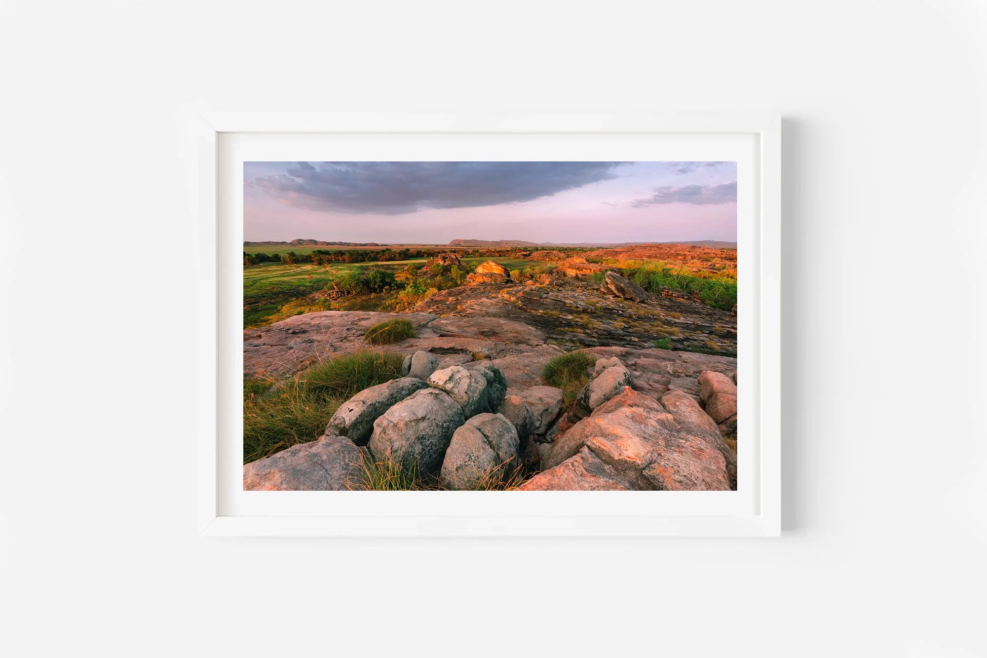 ubirr lookout sunset kakadu national park australia