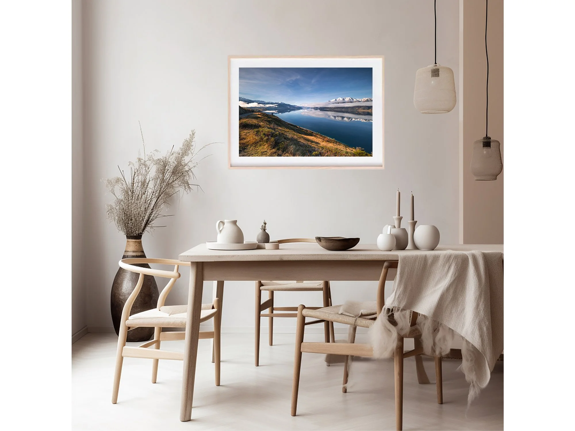 Lake Hawea Reflection Wanaka NZ Print